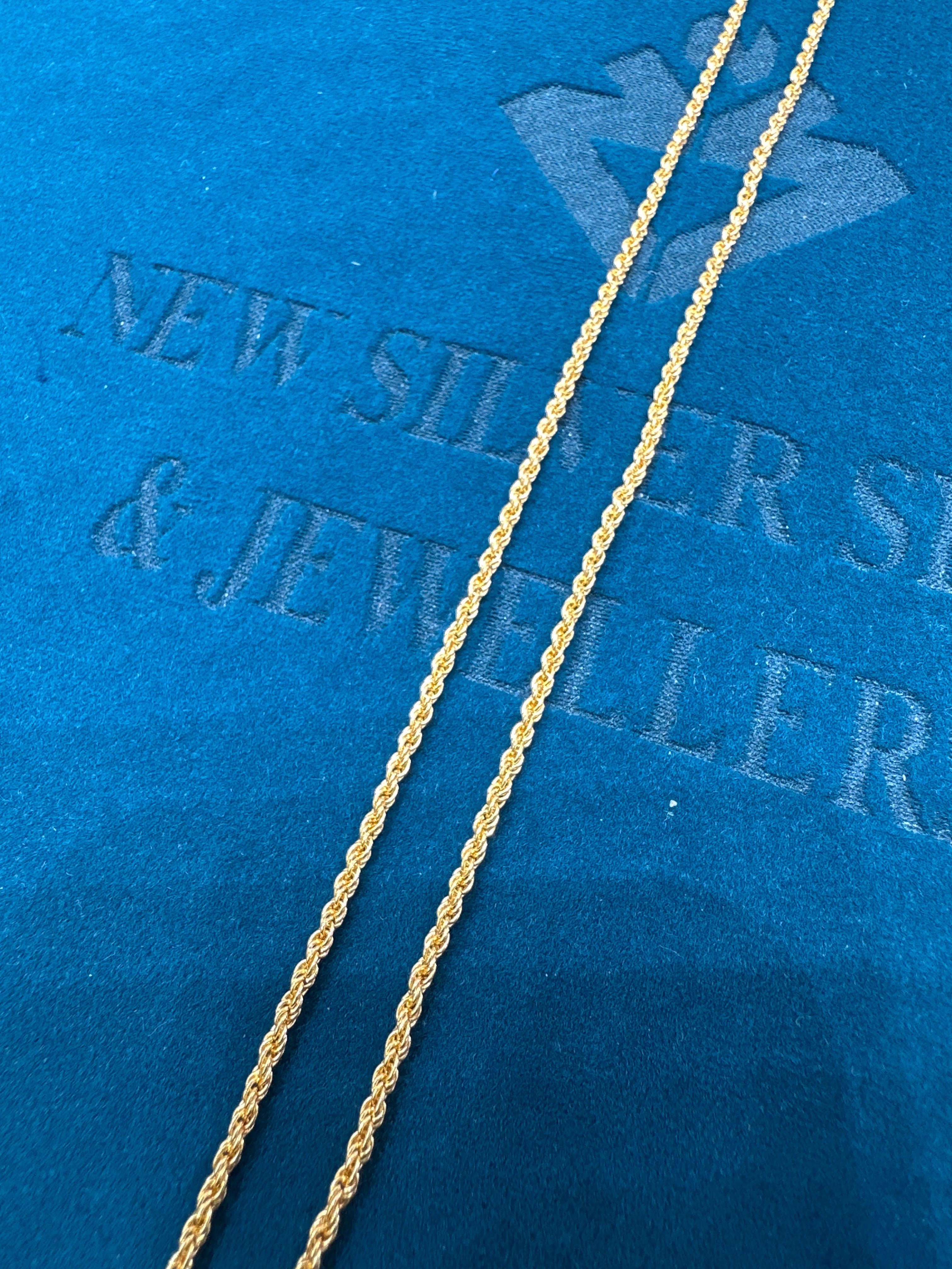 22K Simple Rope Gold Chain