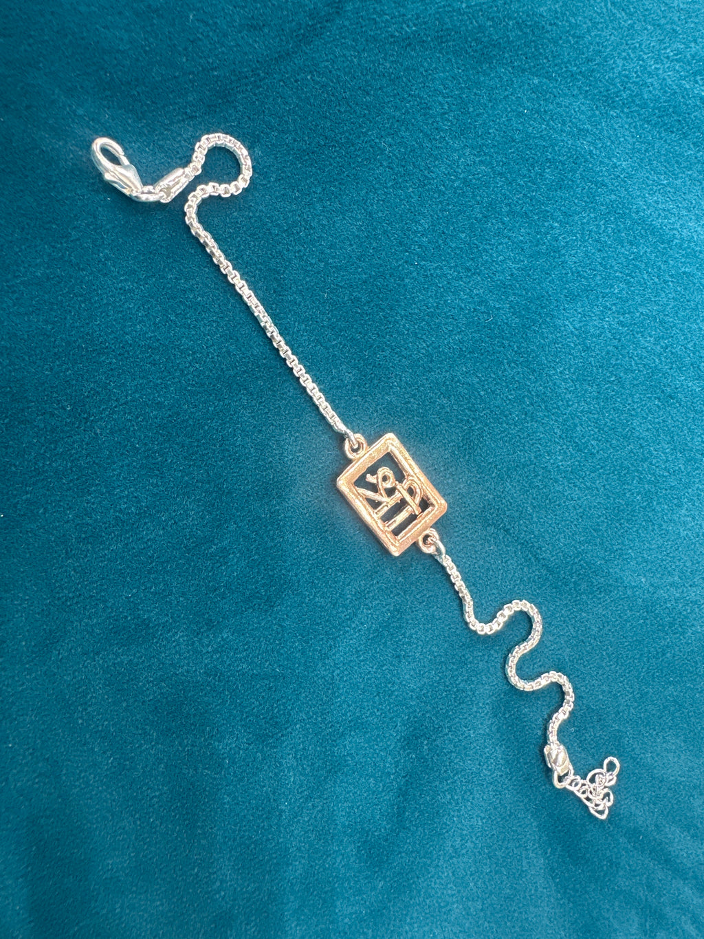 Silver Fancy Rakhi
