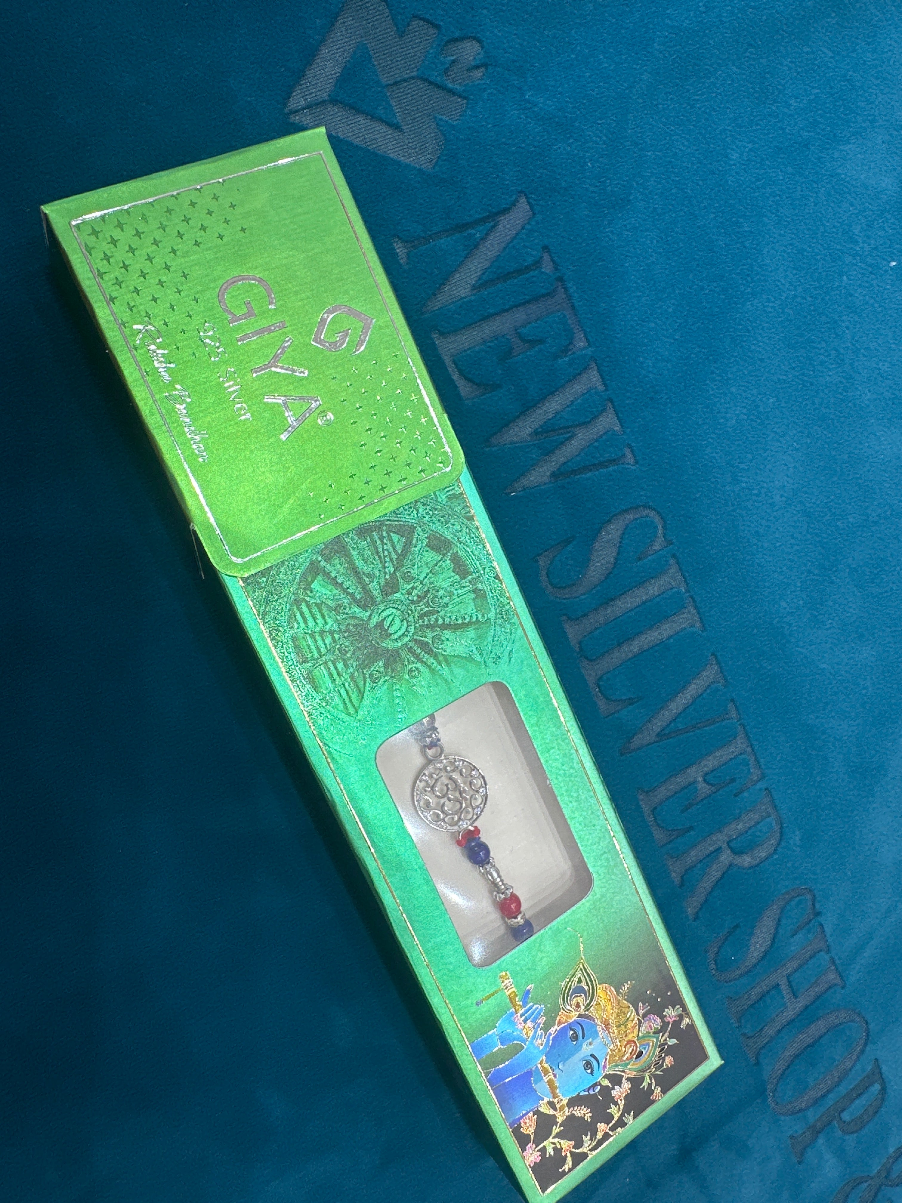 Silver Fancy Rakhi