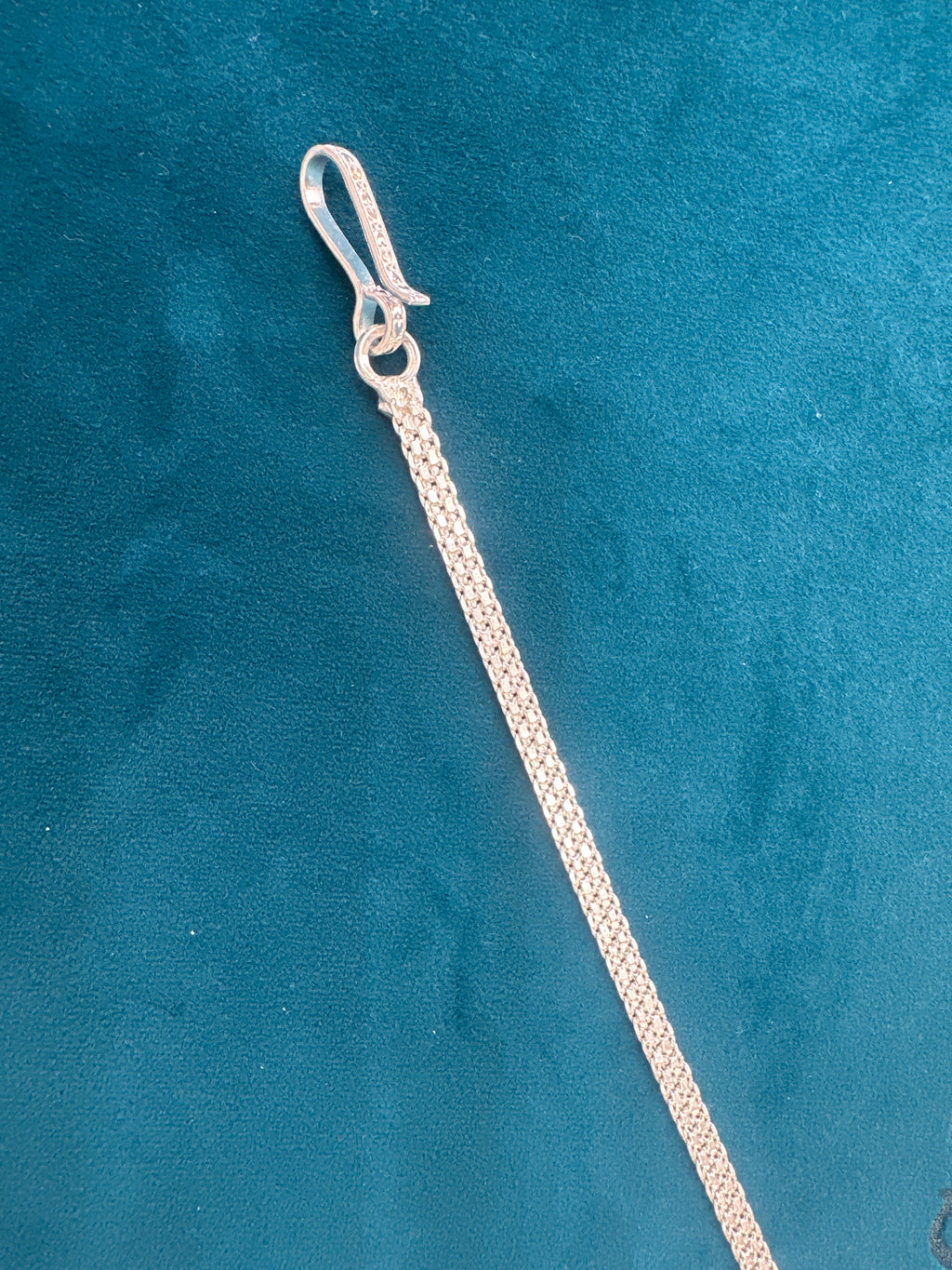 Waist belt in silver