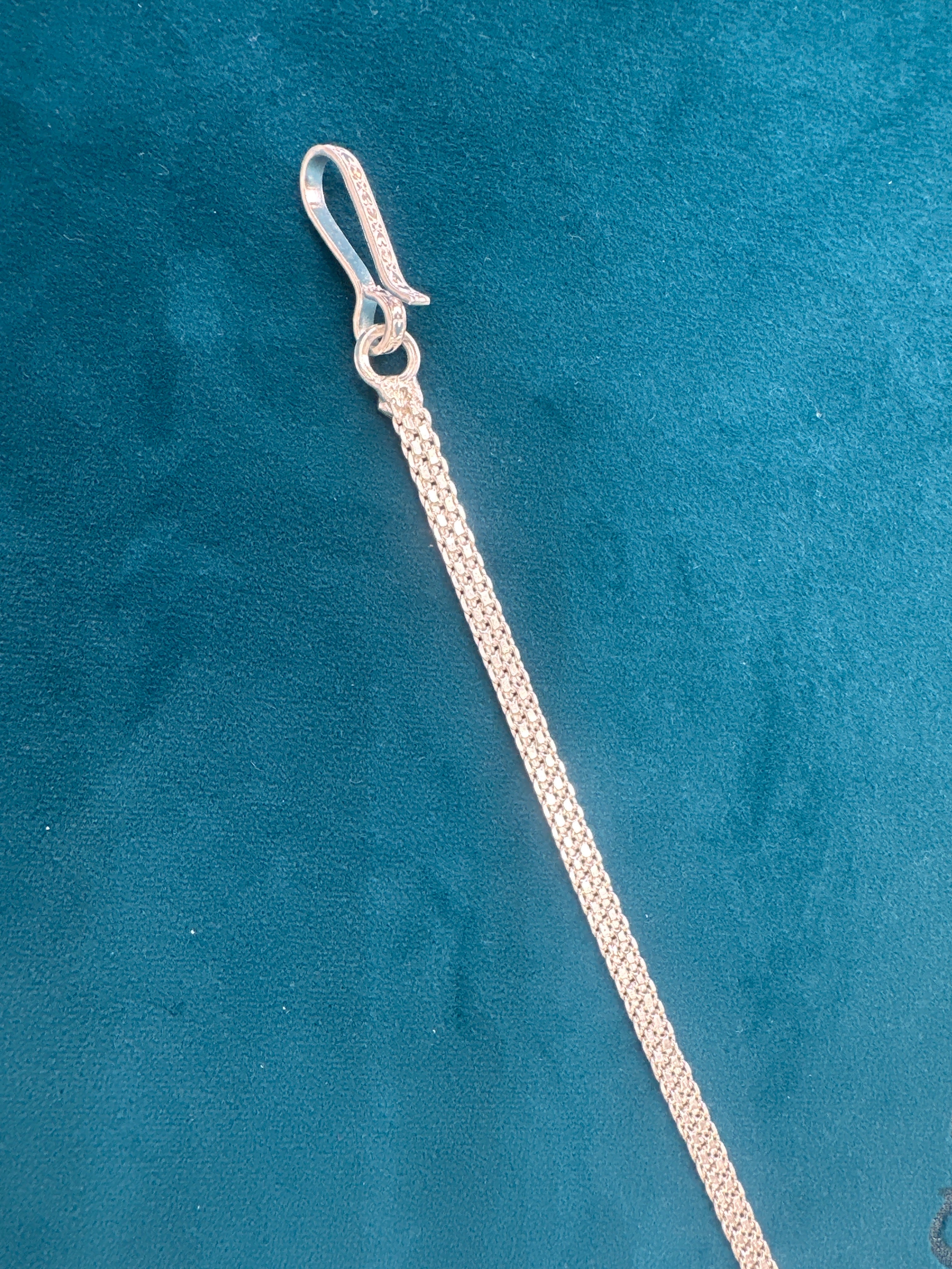 Waist belt in silver