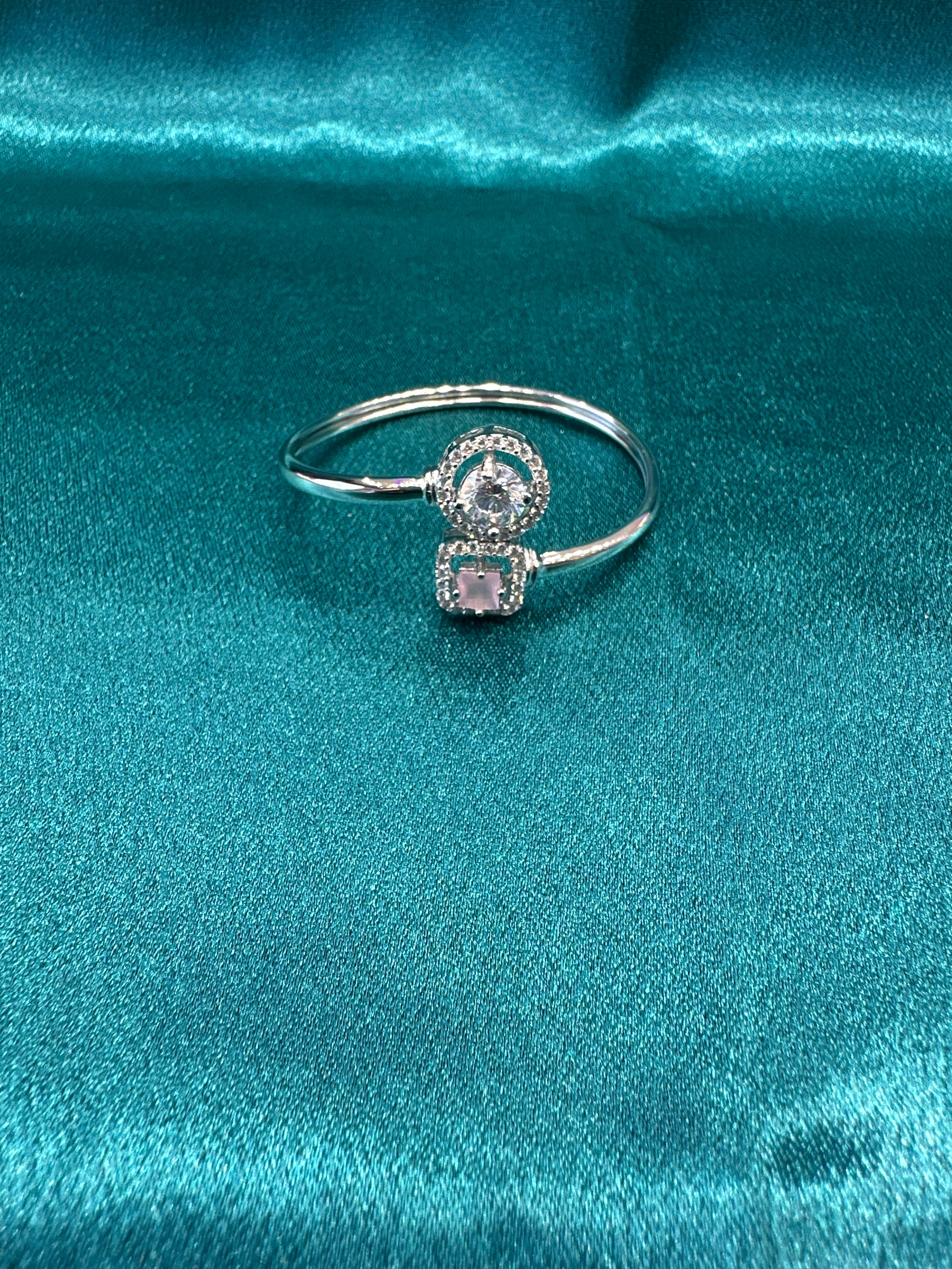 Fancy Silver baby bangles