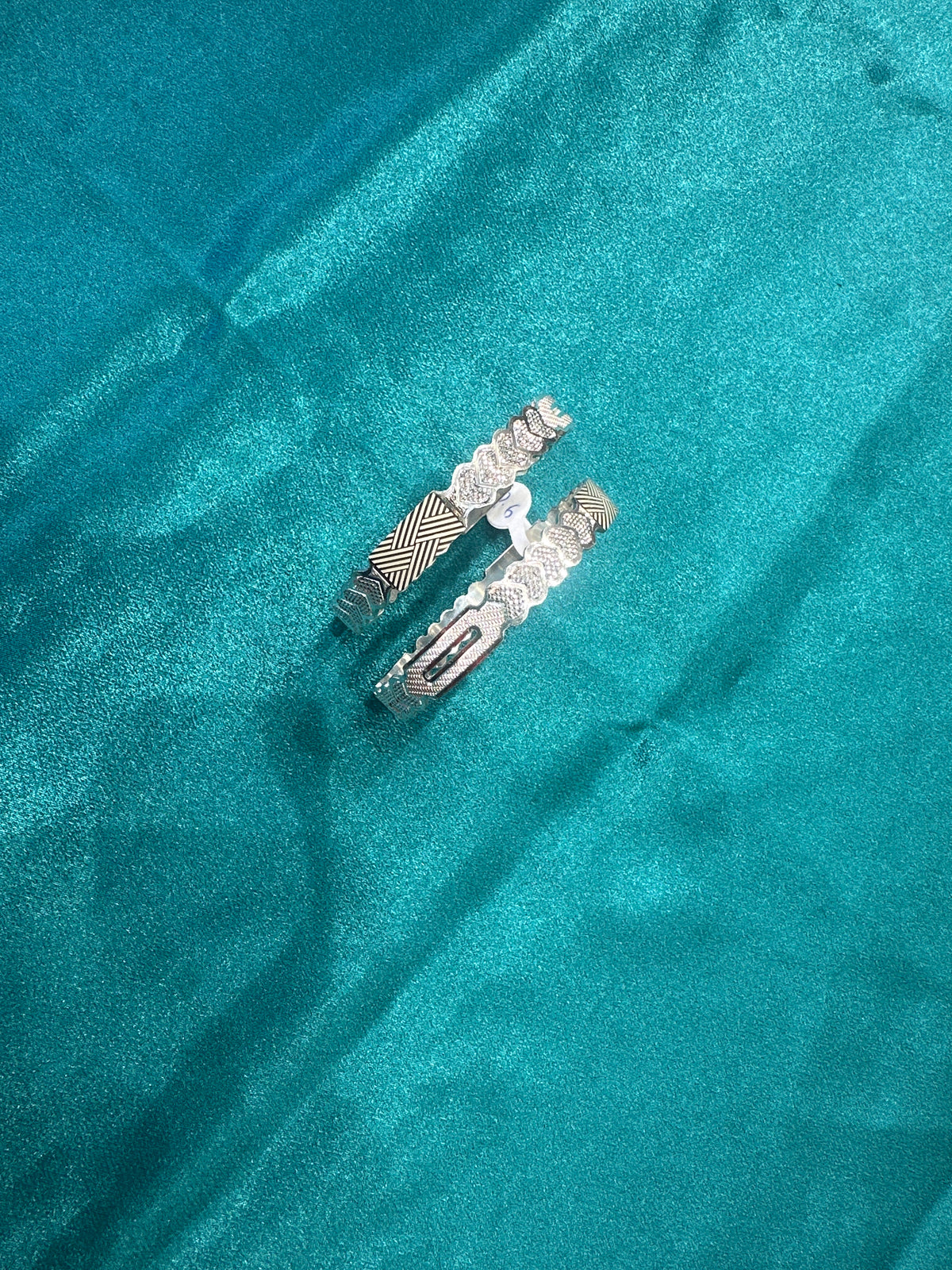Designer Silver Bangles