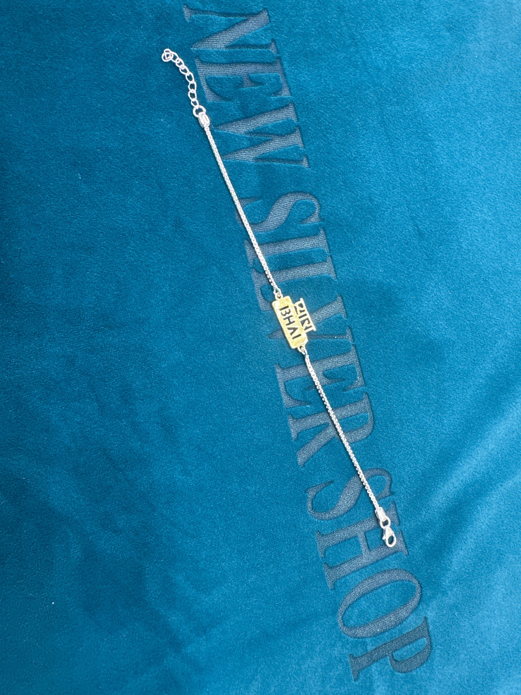Silver Fancy Rakhi
