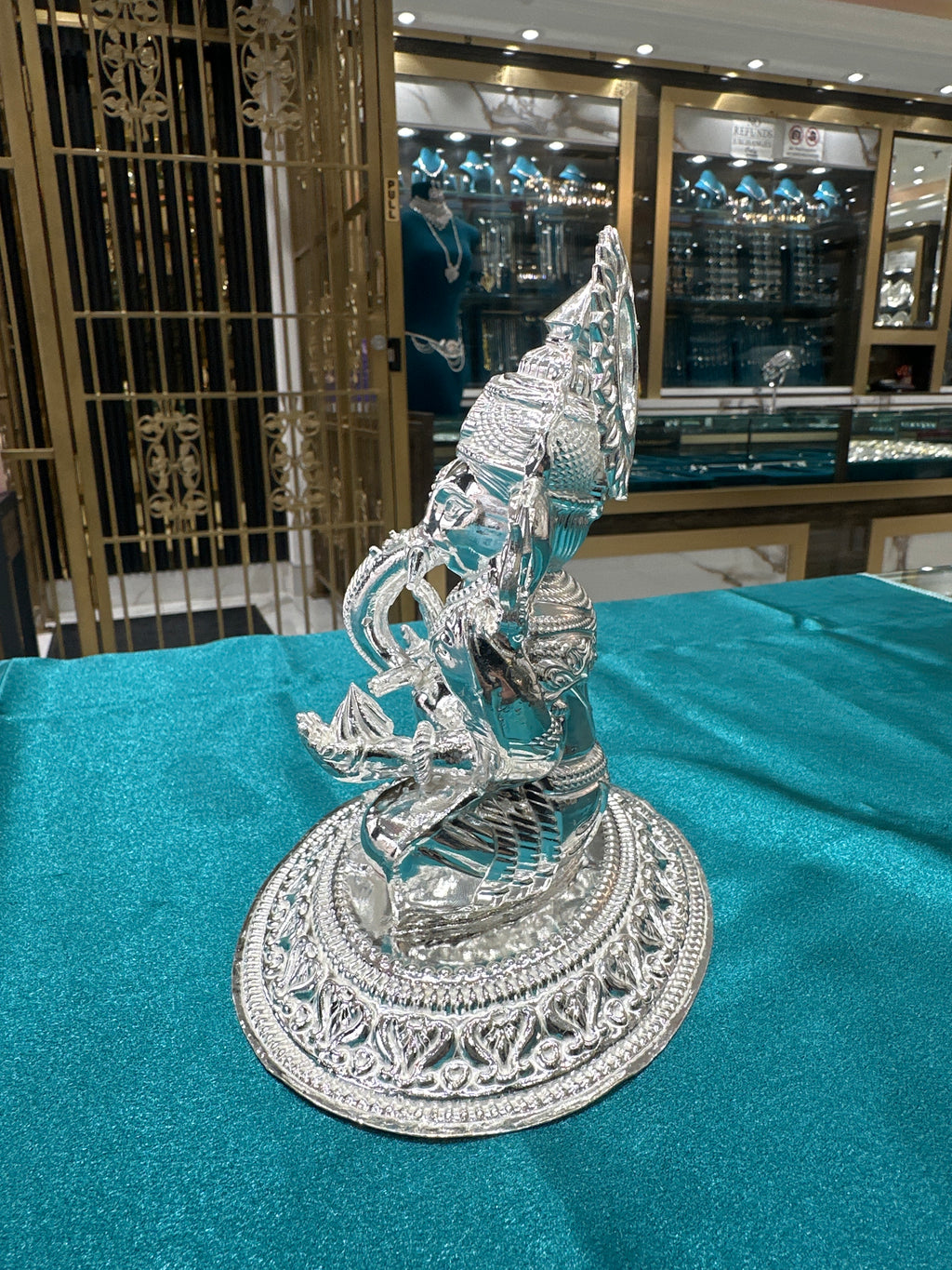 Silver Ganesh Ji Idol