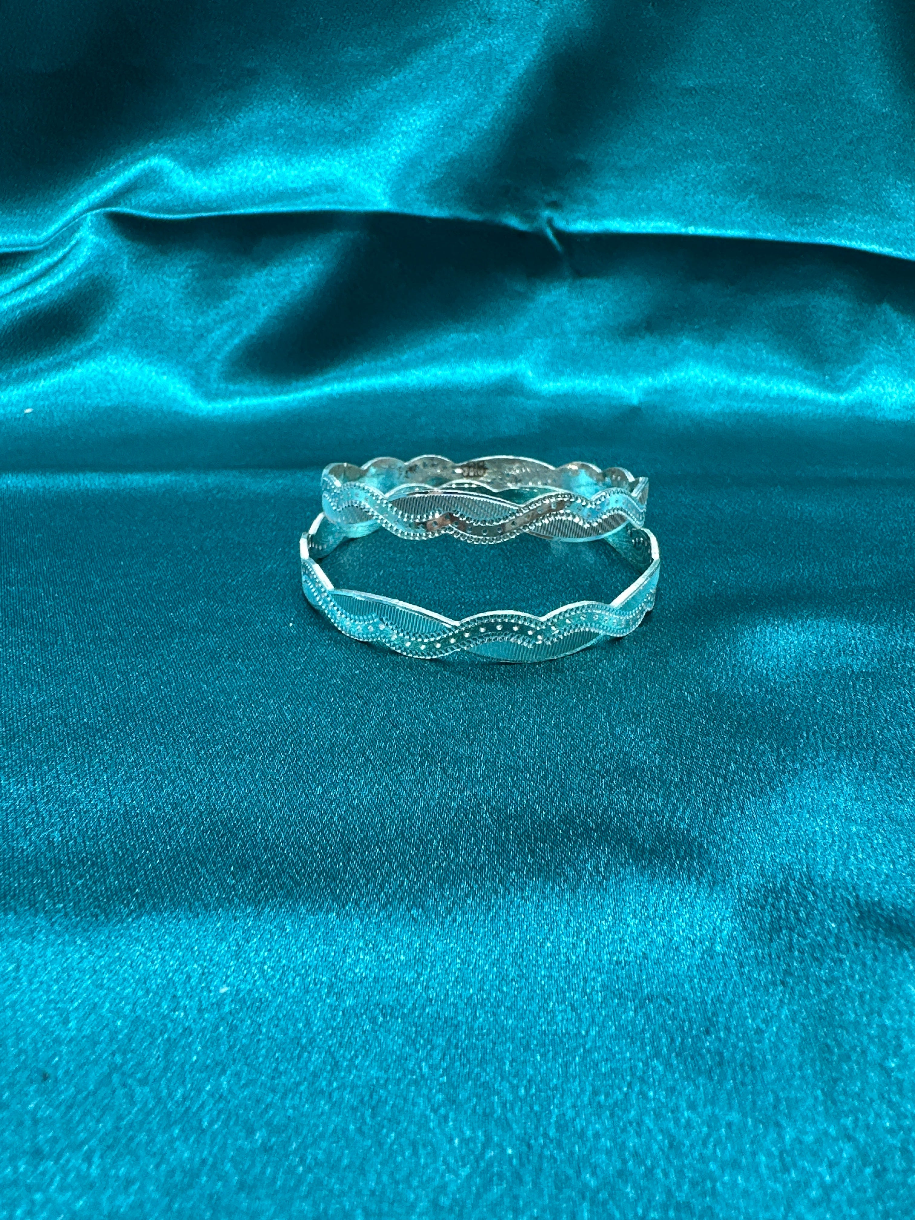 Designer Silver Bangles