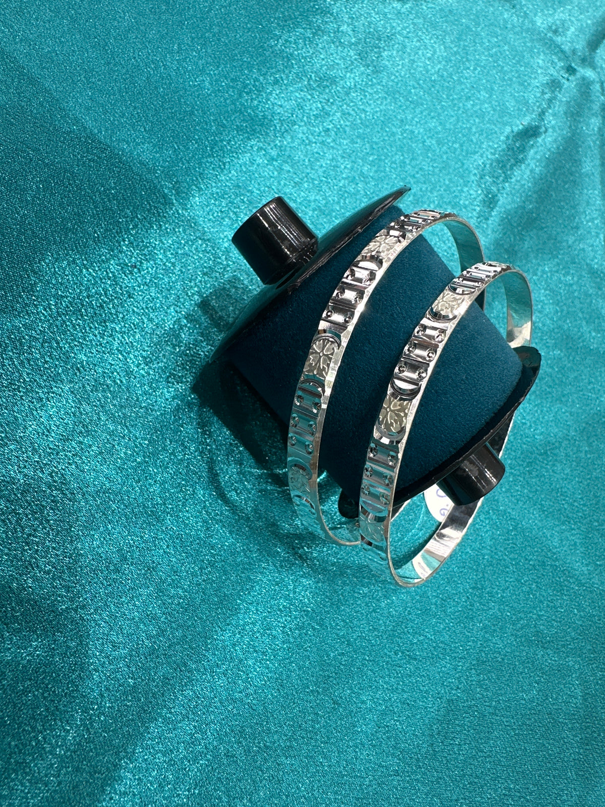 Designer Silver Bangles