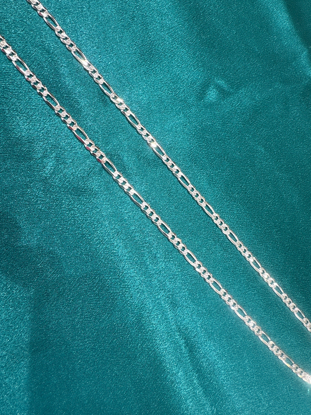 4mm Figaro silver chain