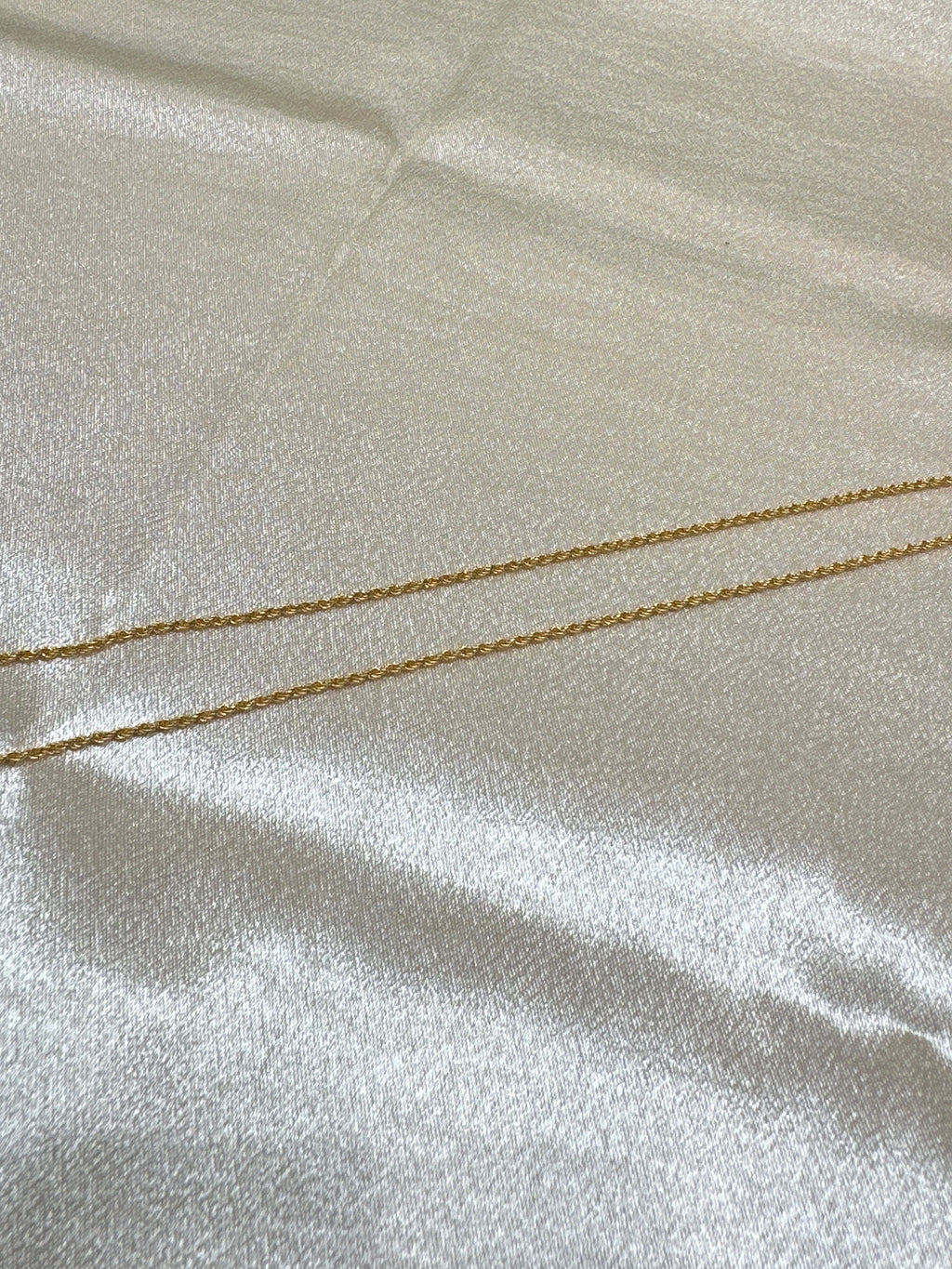 22K Simple Rope Gold Chain