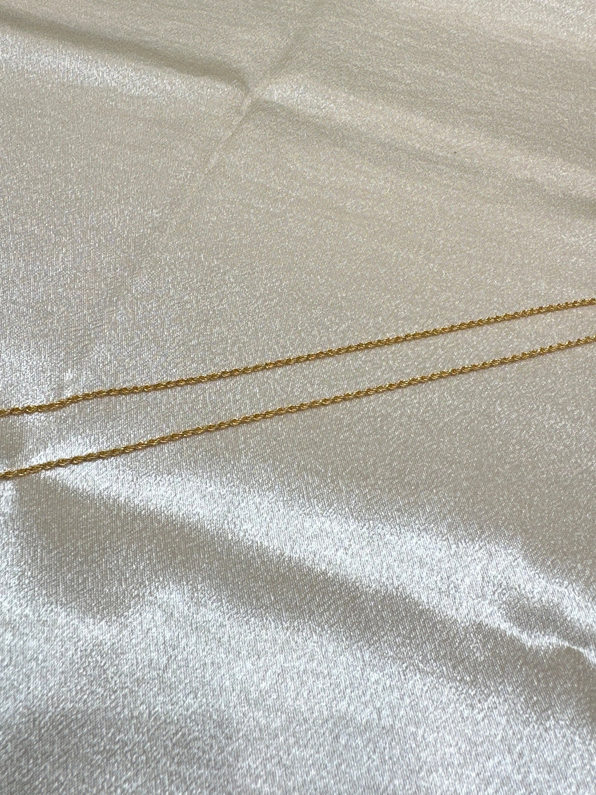 22K Simple Rope Gold Chain