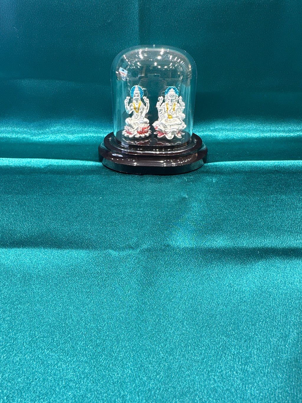 Pure Silver  Ganesh Lakshmi Ji Idol (Murti)