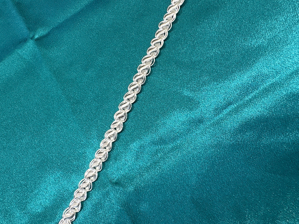 Men’s Designer Silver Bracelet (10mm)