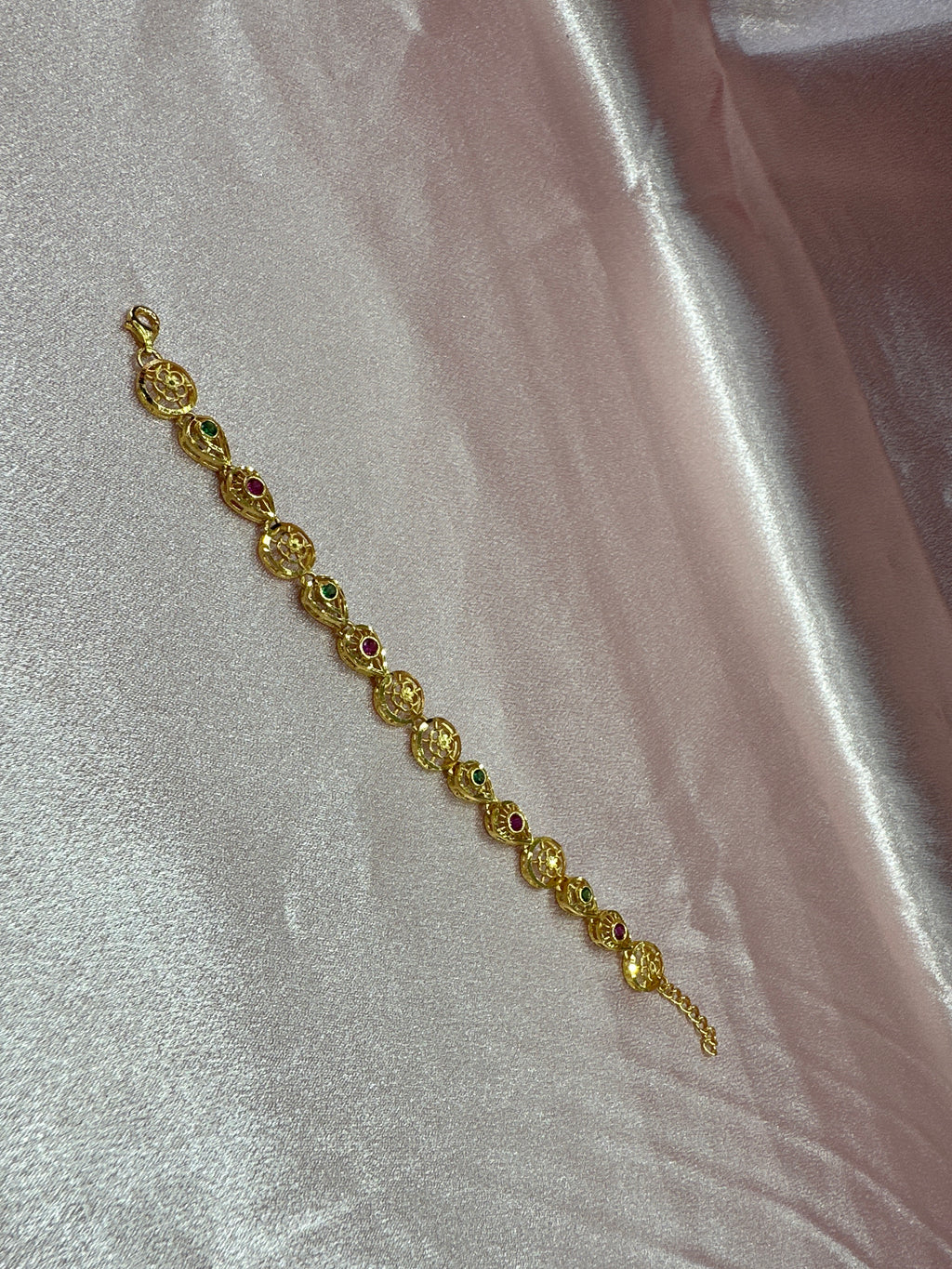 Women’s Fancy Silver Gold plated 925 Bracelet
