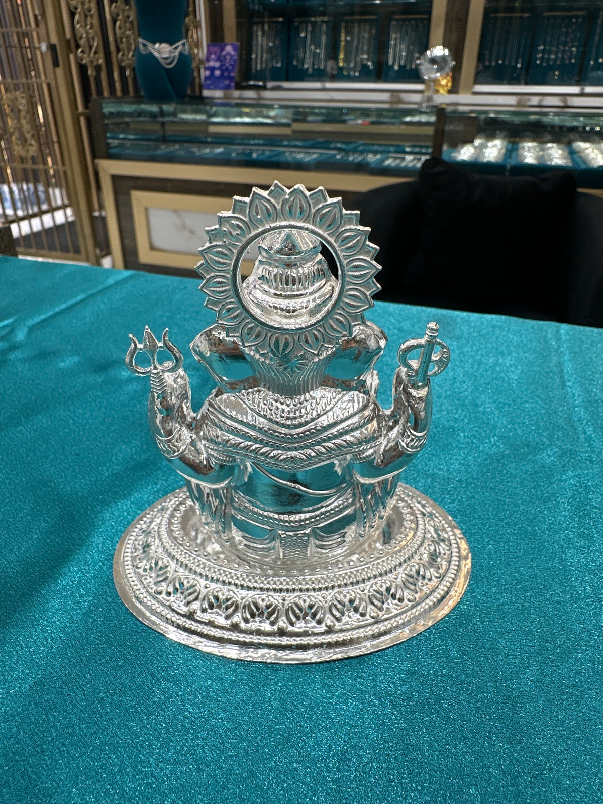 Silver Ganesh Ji Idol