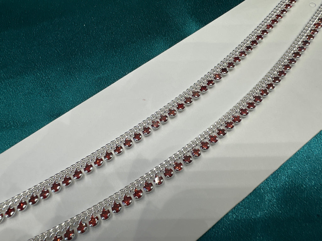 Women’s Fancy/Traditional Silver Anklet