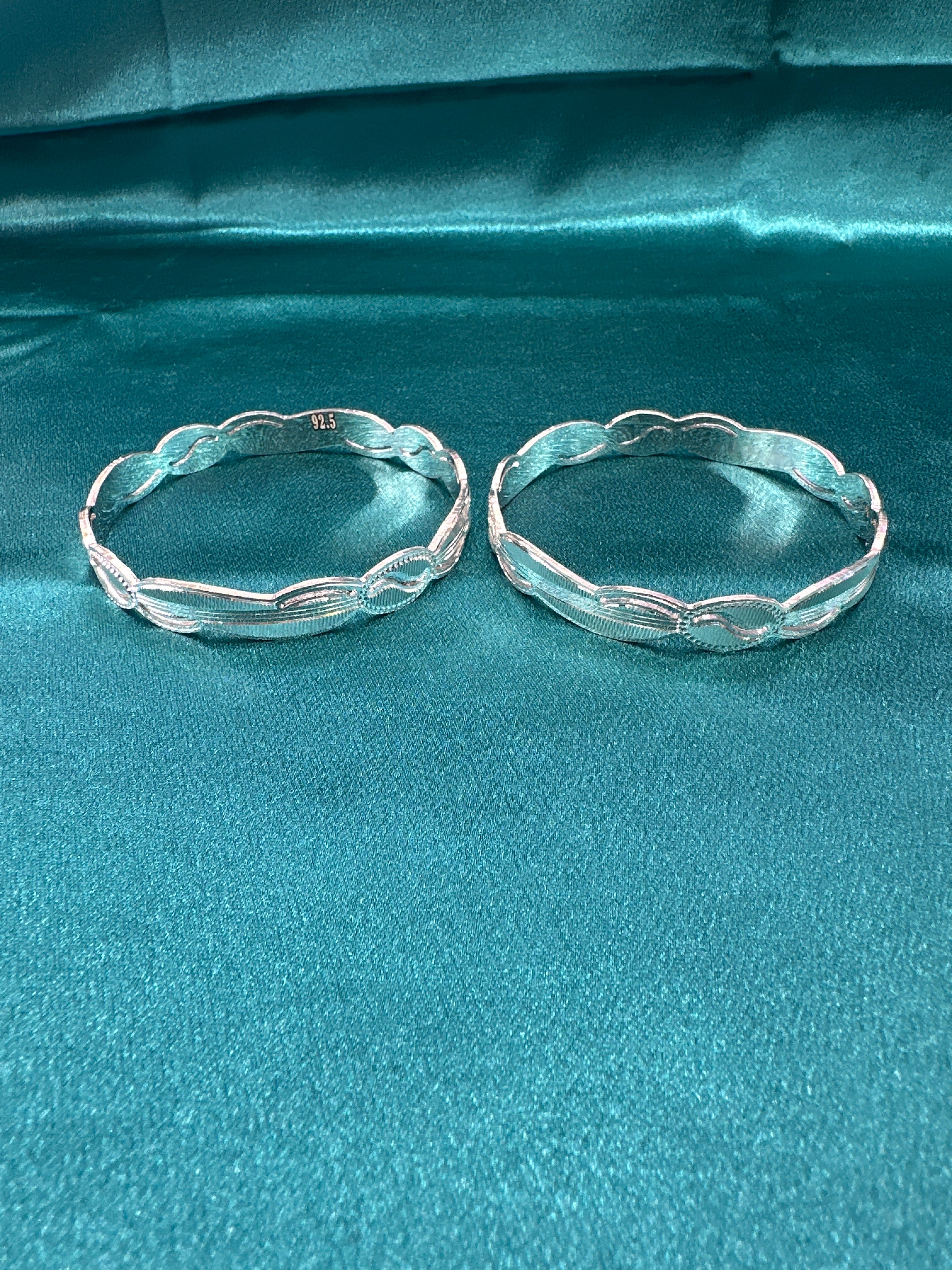 Designer Silver Bangles