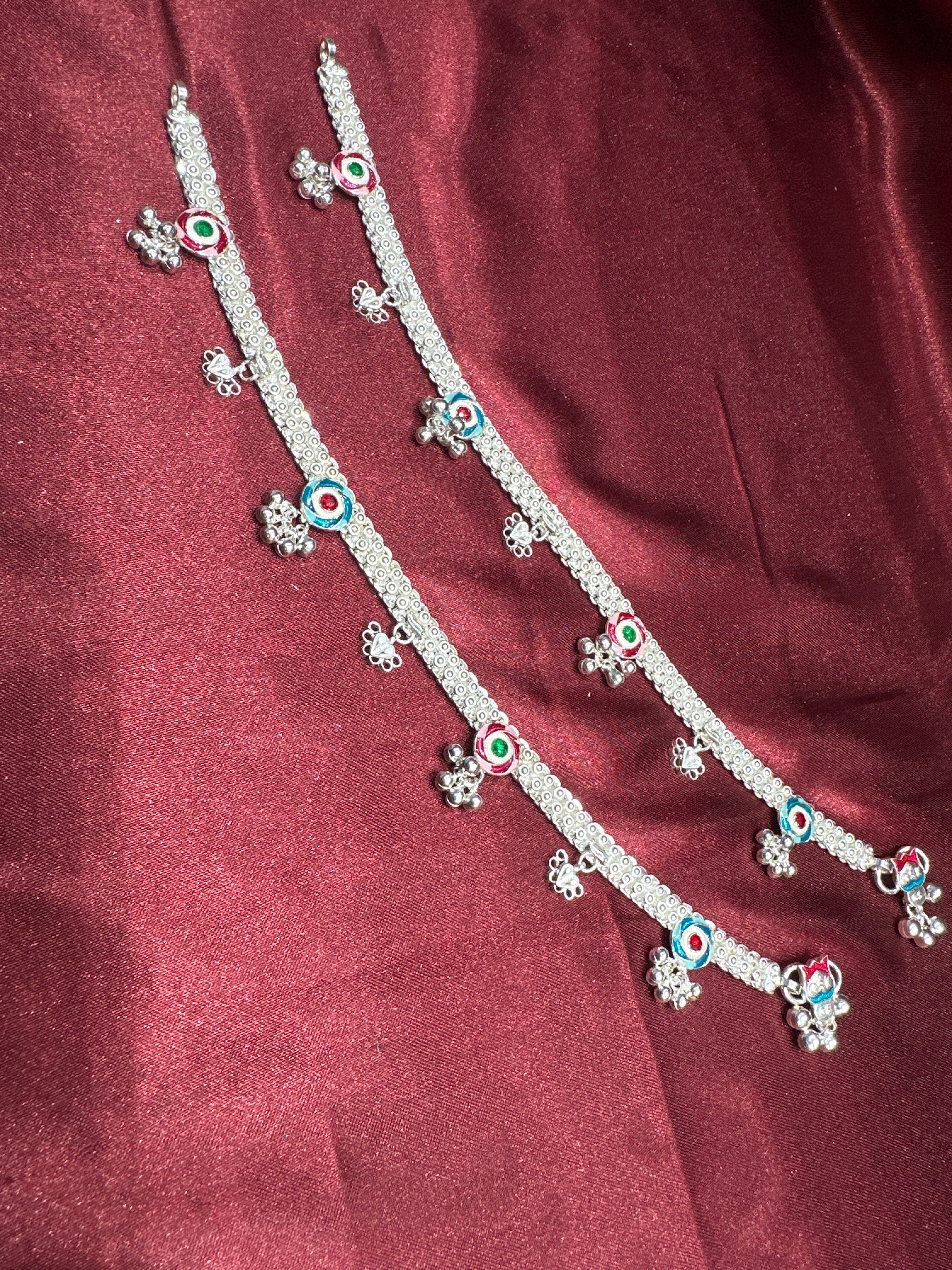 Women’s Fancy/Traditional Silver Anklet