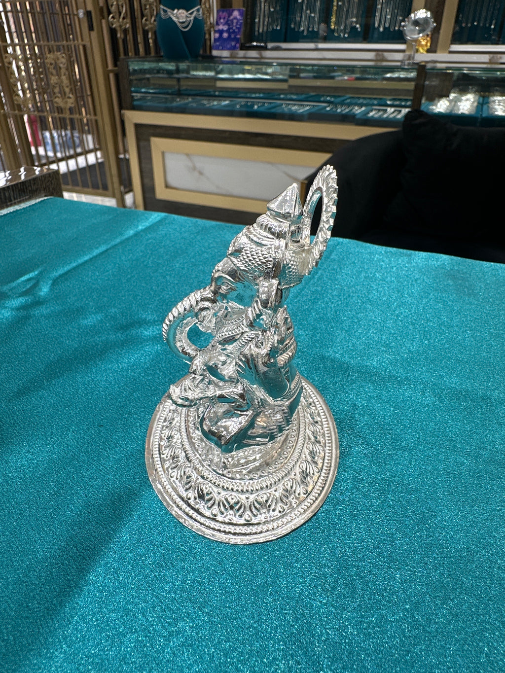 Silver Ganesh Ji Idol