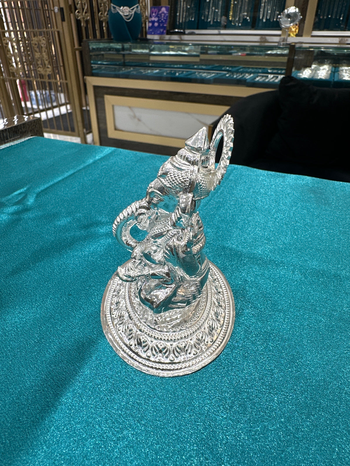 Silver Ganesh Ji Idol