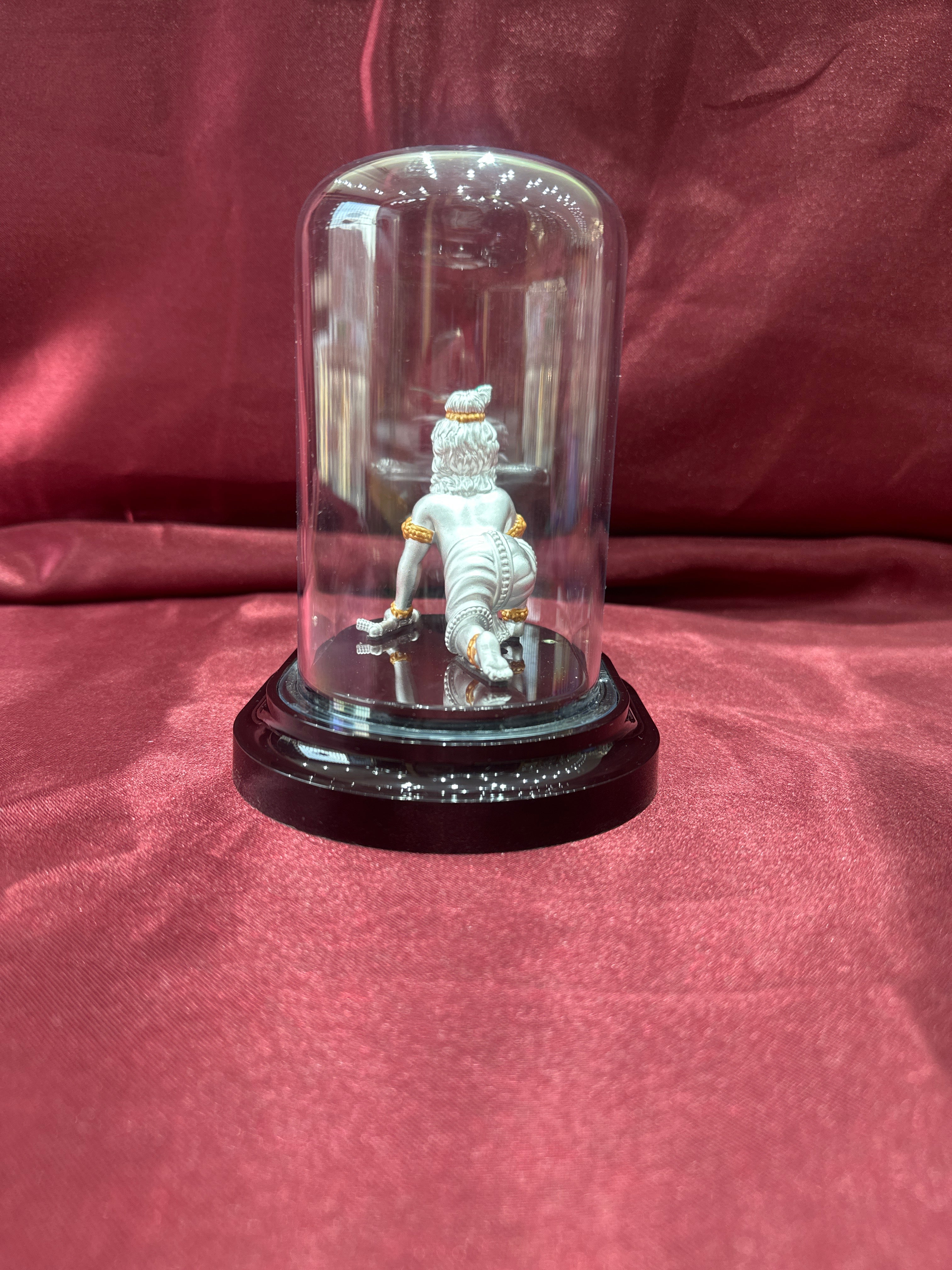 Pure Silver Krishna Ji Idol (Murti)