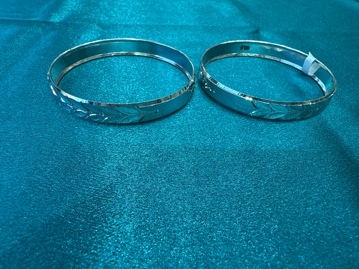 Designer Silver Bangles
