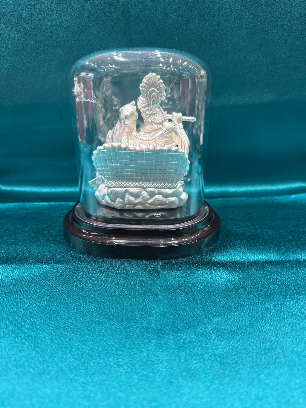 Pure Silver Radha Krishna Ji Idol (Murti)