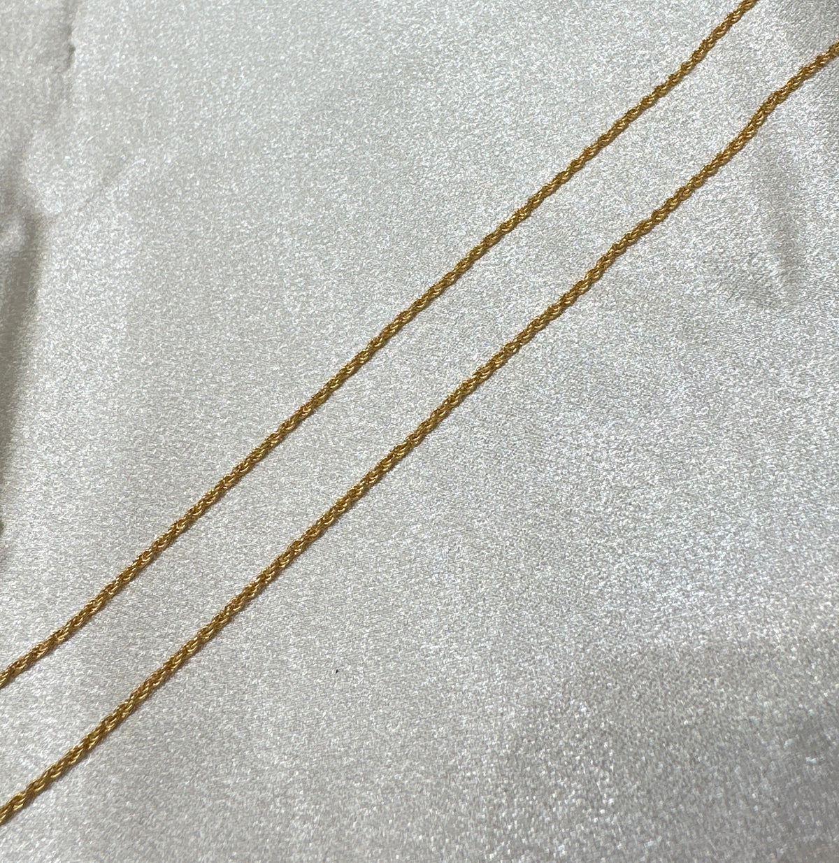 22K Simple Rope Gold Chain