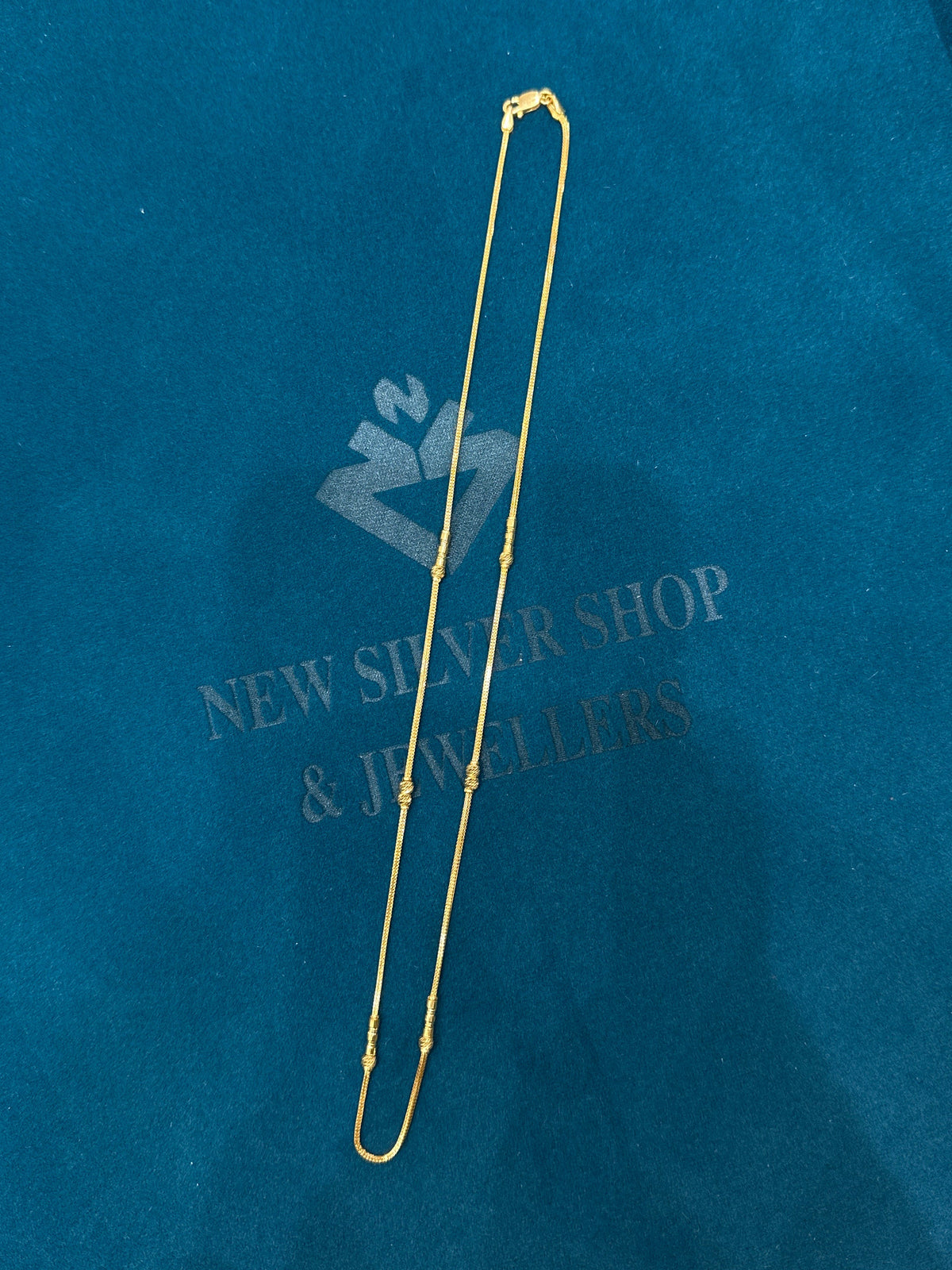 22K Designer Gold Chain