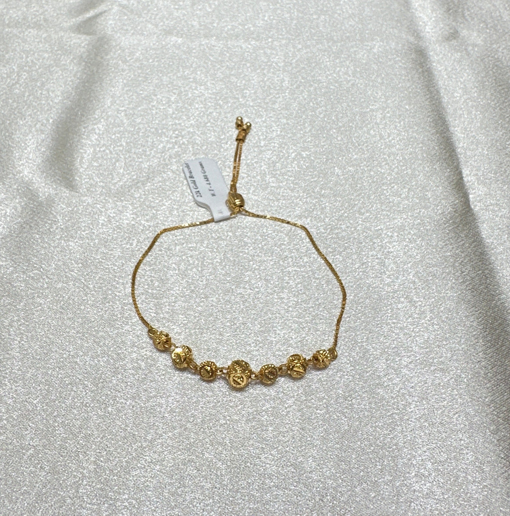 22K Designer Gold Bracelet