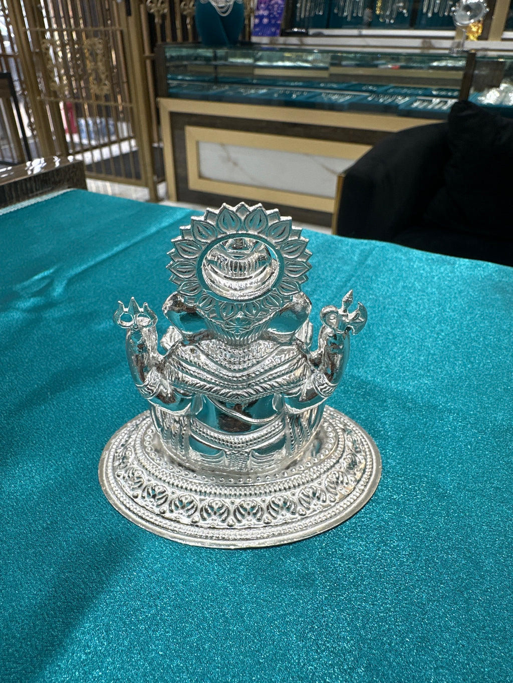 Silver Ganesh Ji Idol