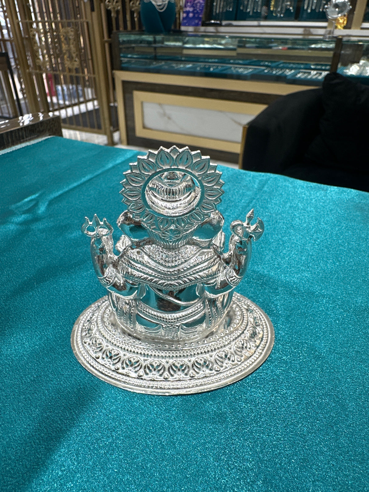 Silver Ganesh Ji Idol