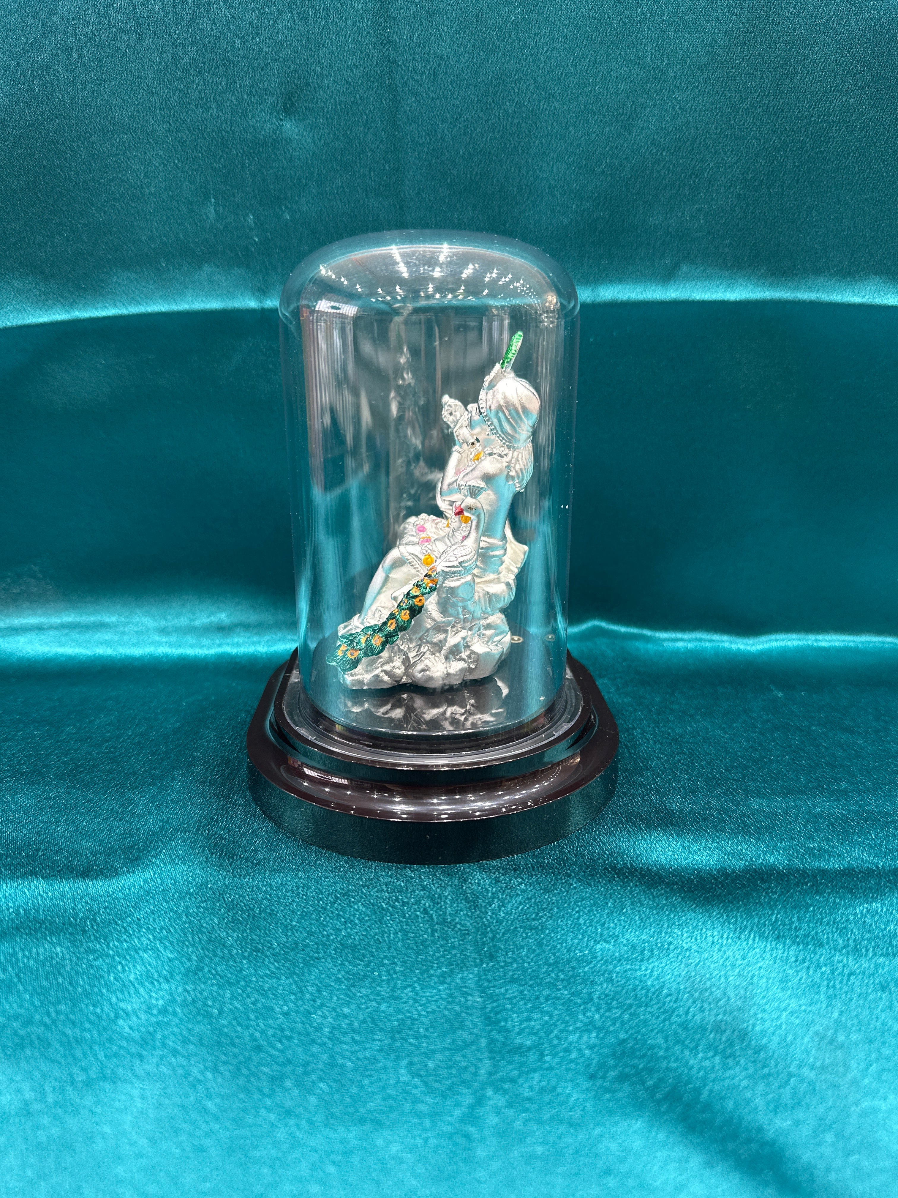 Pure Silver Krishna Ji Idol (Murti)