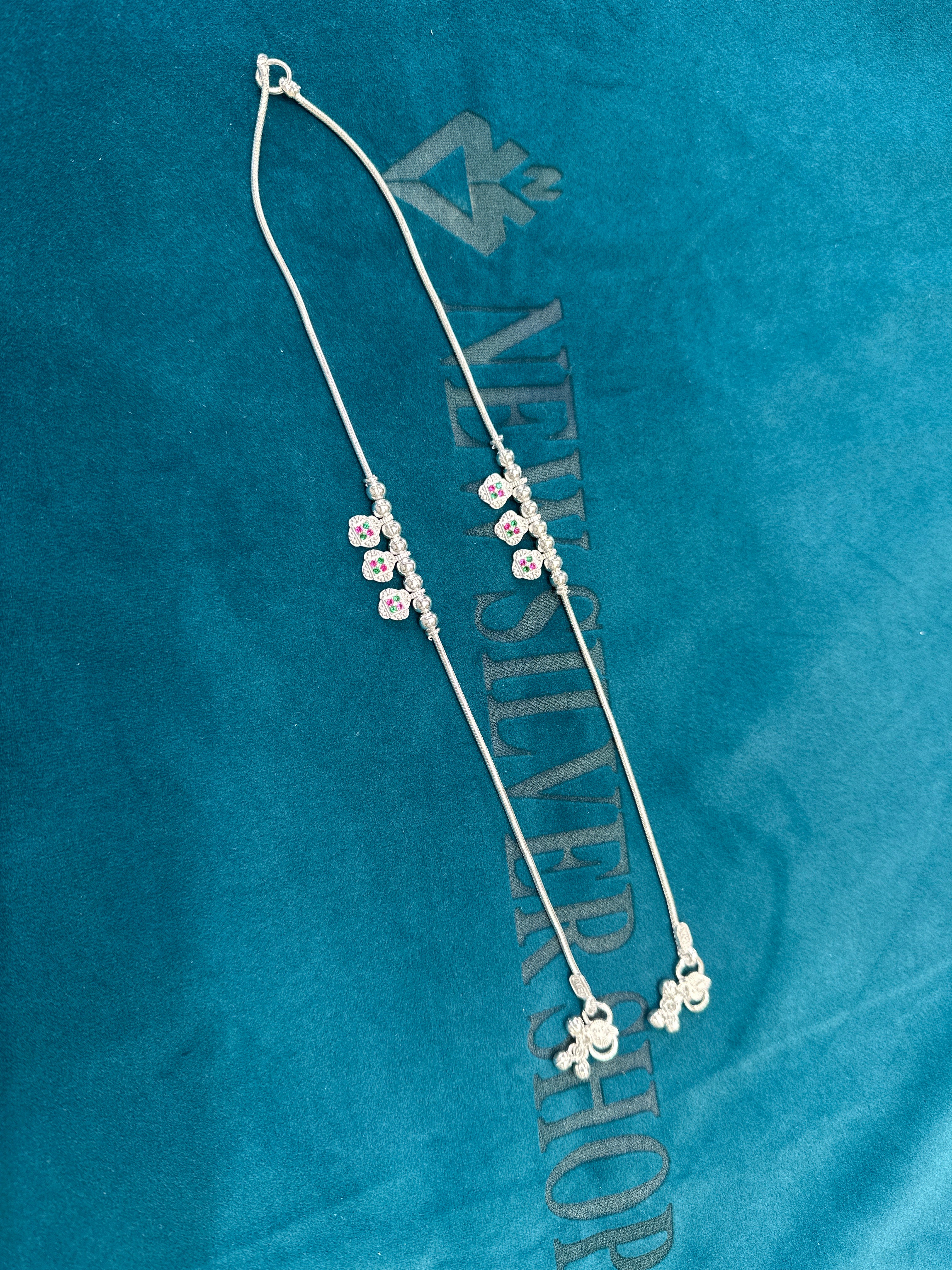 Women’s Fancy/Traditional Silver Anklet