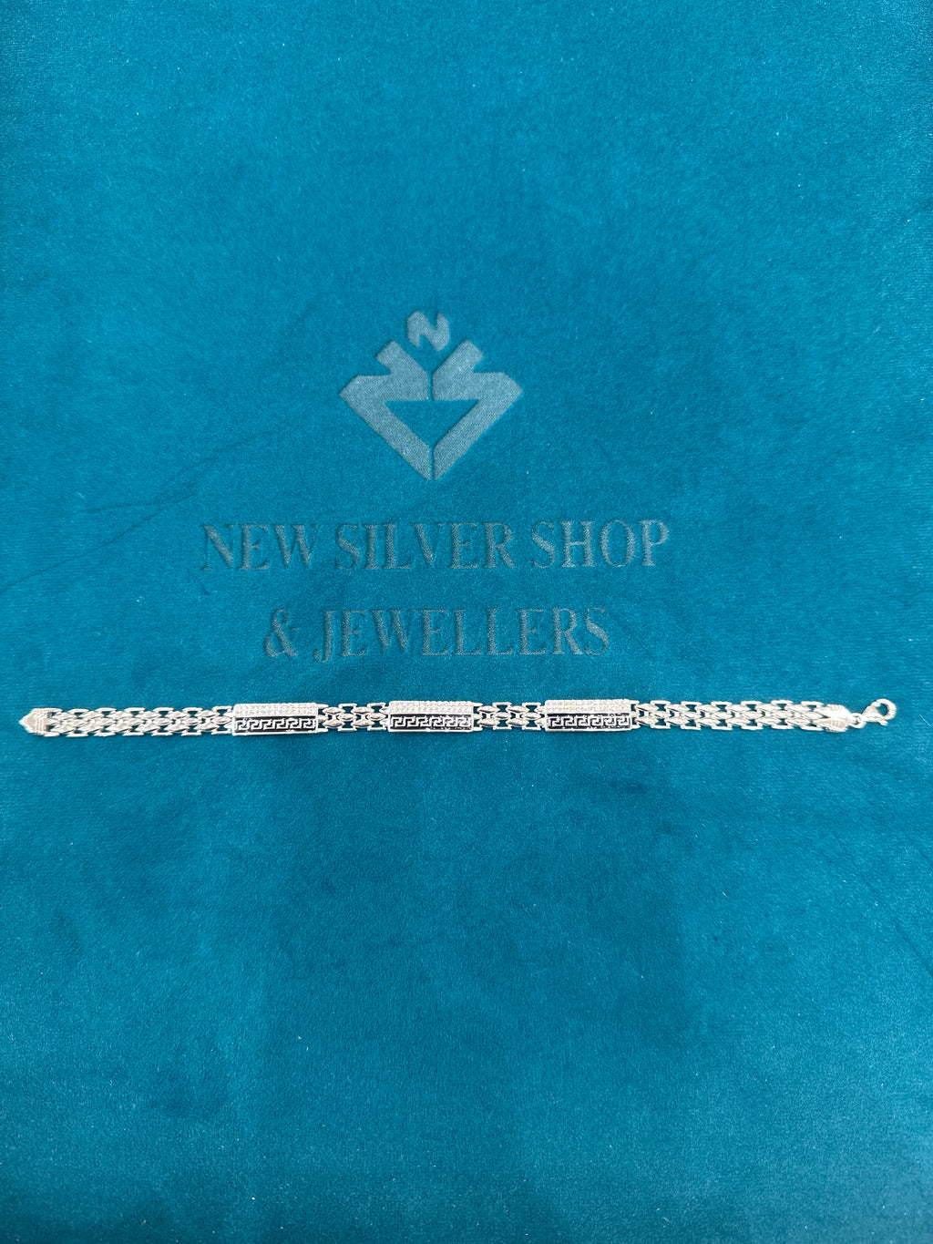 Men’s Designer Silver Bracelet (7mm)