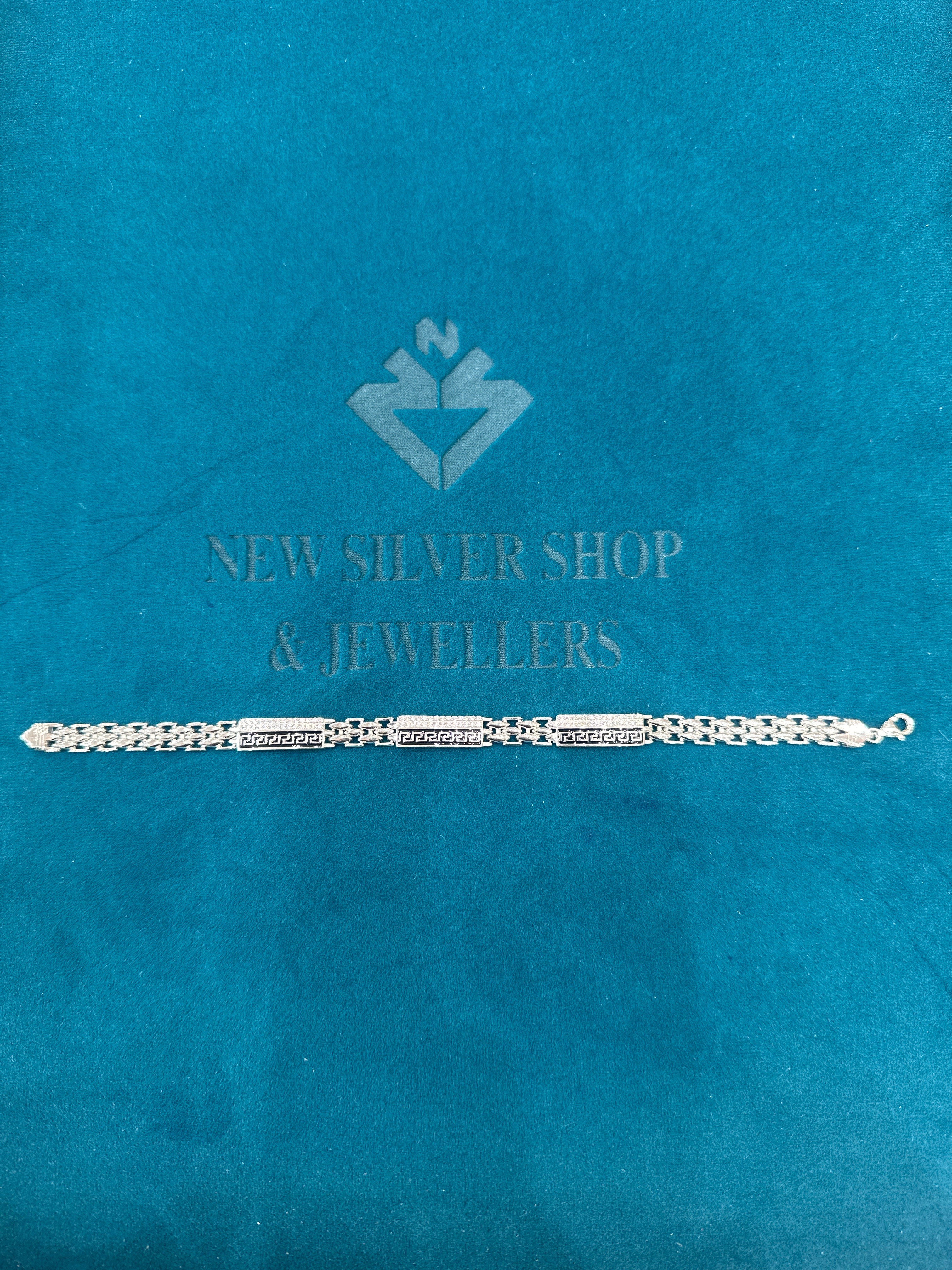 Men’s Designer Silver Bracelet (7mm)