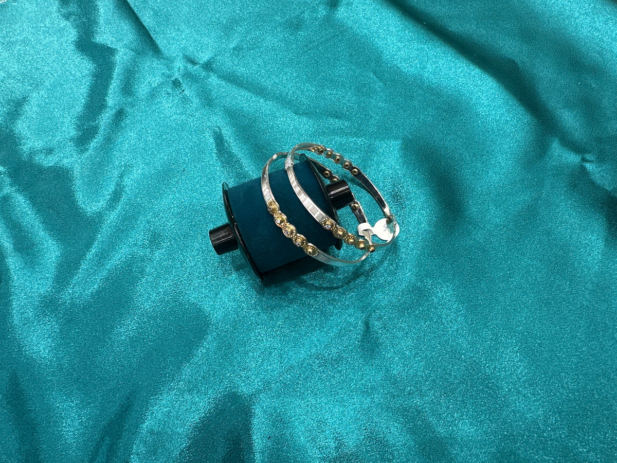 Designer Silver Bangles