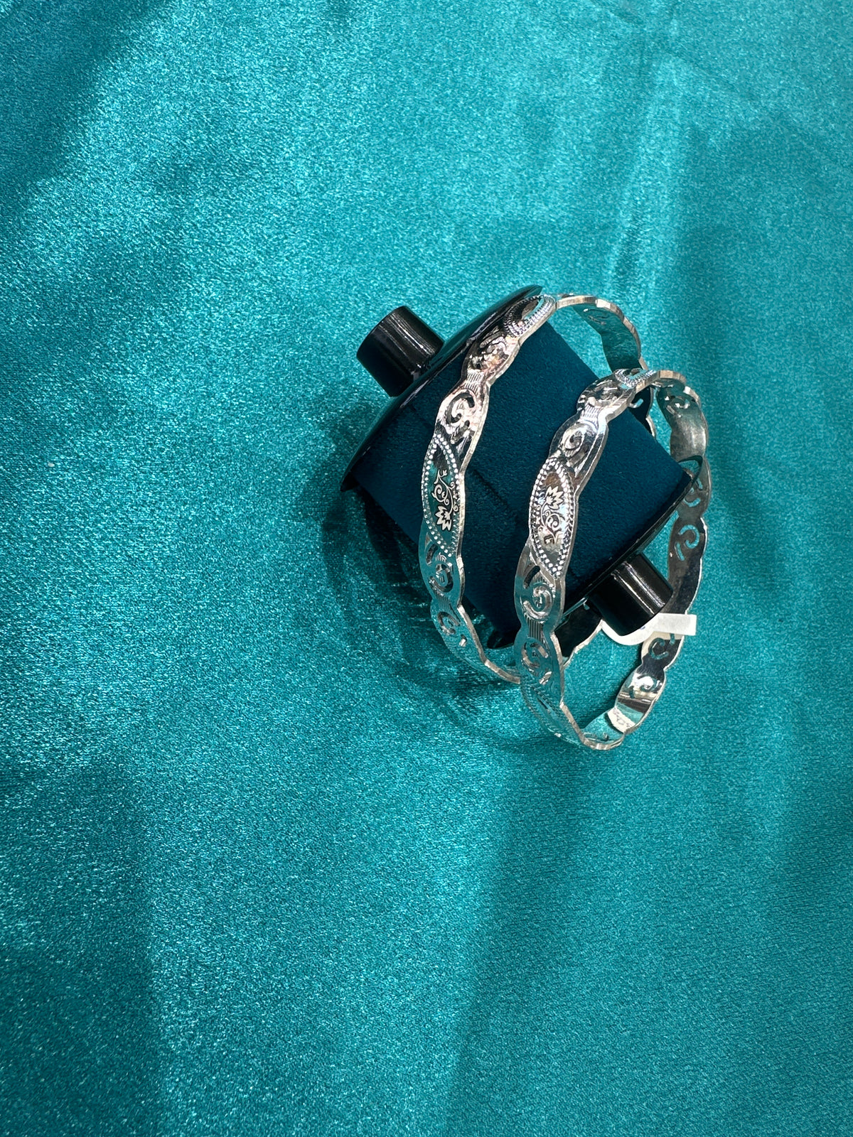 Designer Silver Bangles