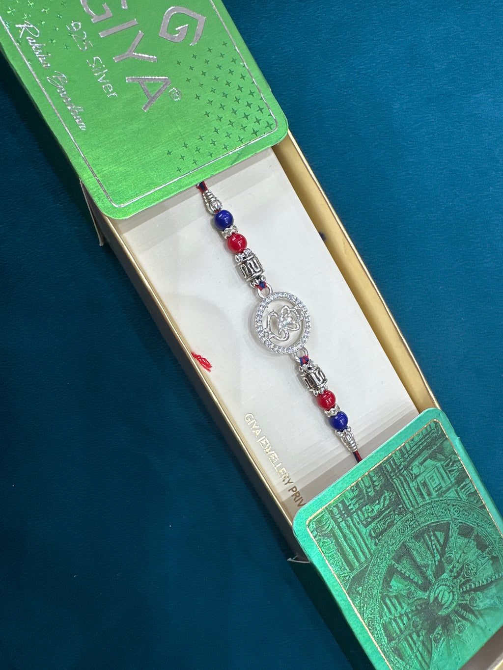 Silver Fancy Rakhi