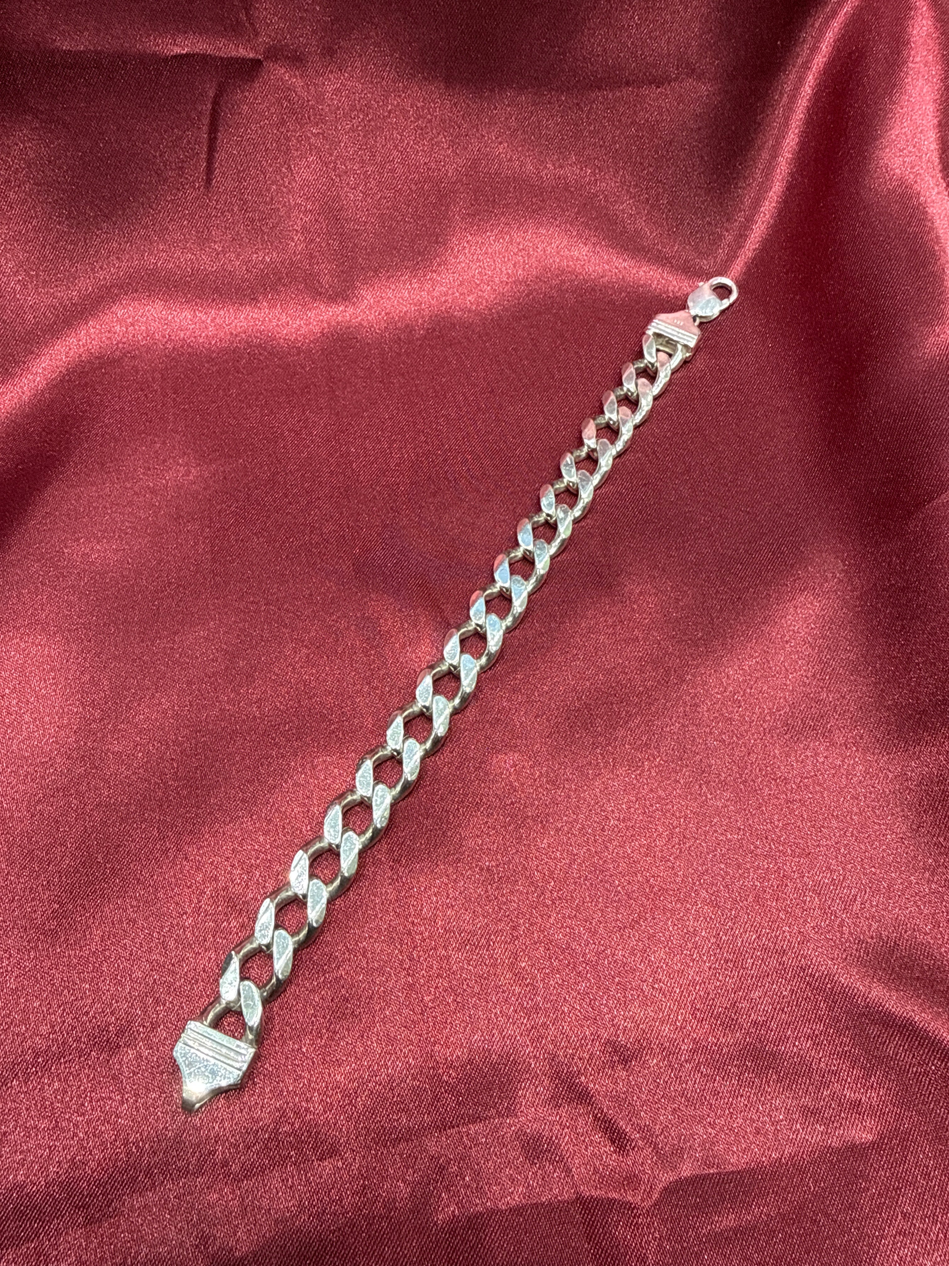 Men’s Cuban Link Silver 925 Bracelet (12mm)