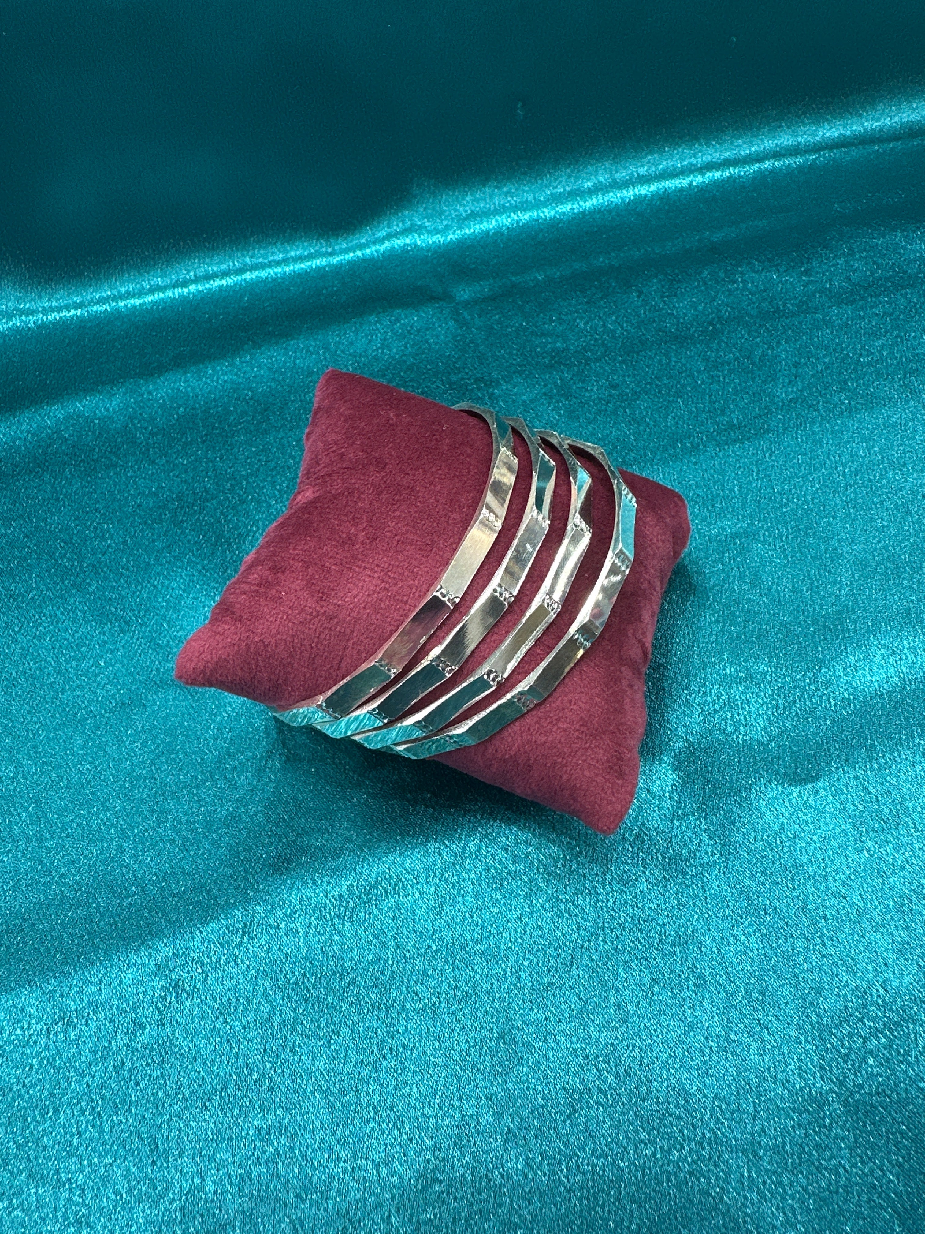 Designer Silver Bangles