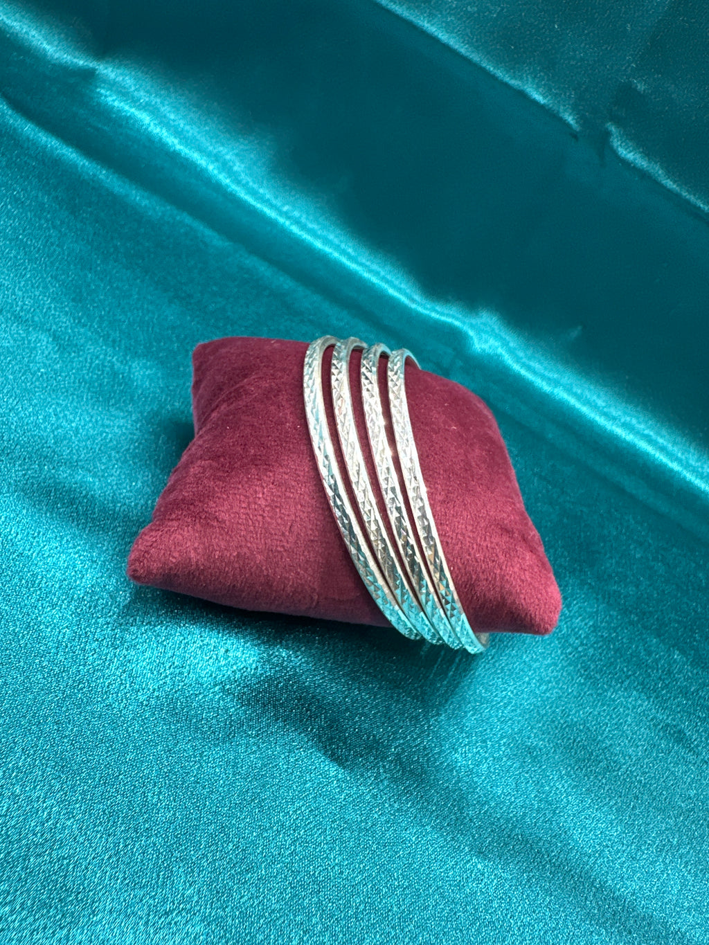 Designer Silver Bangles