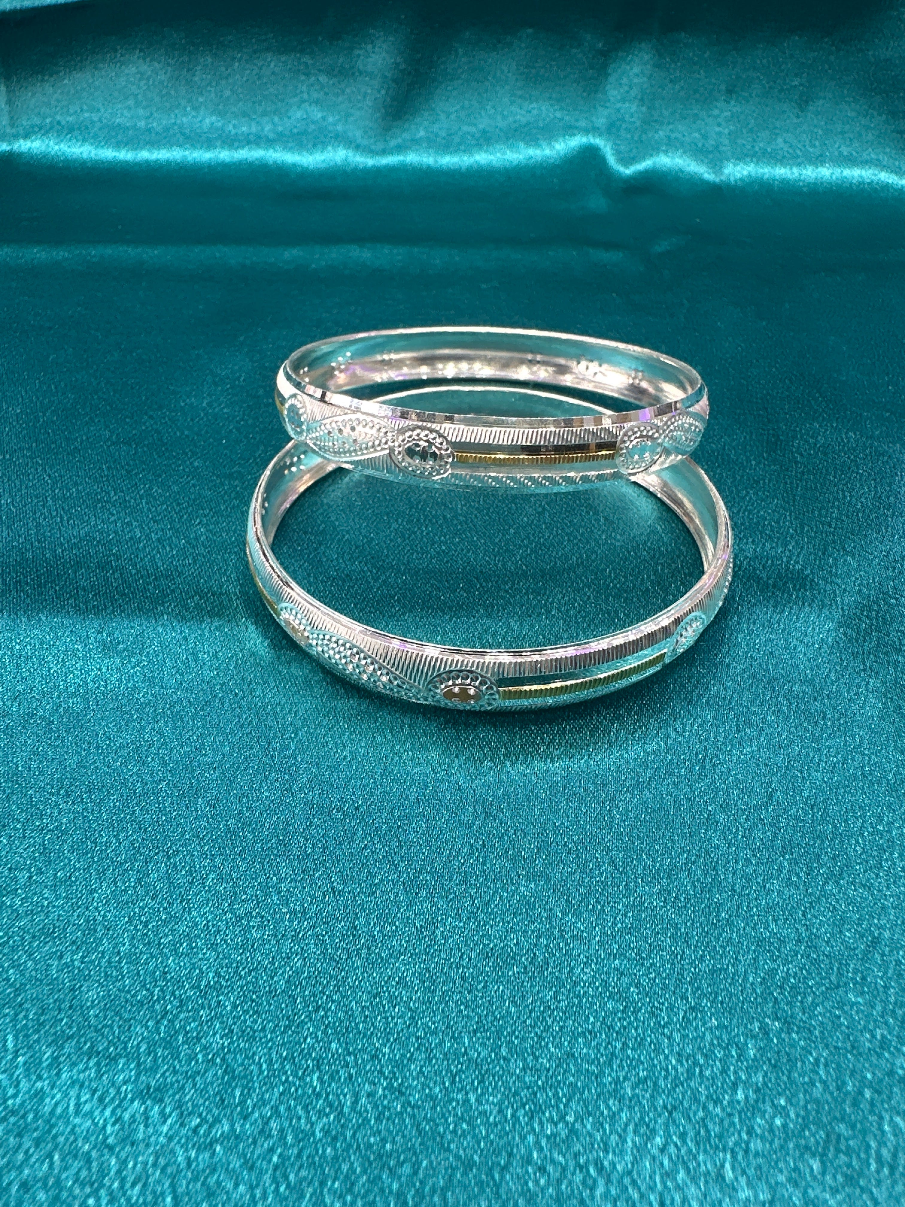Designer Silver Bangles
