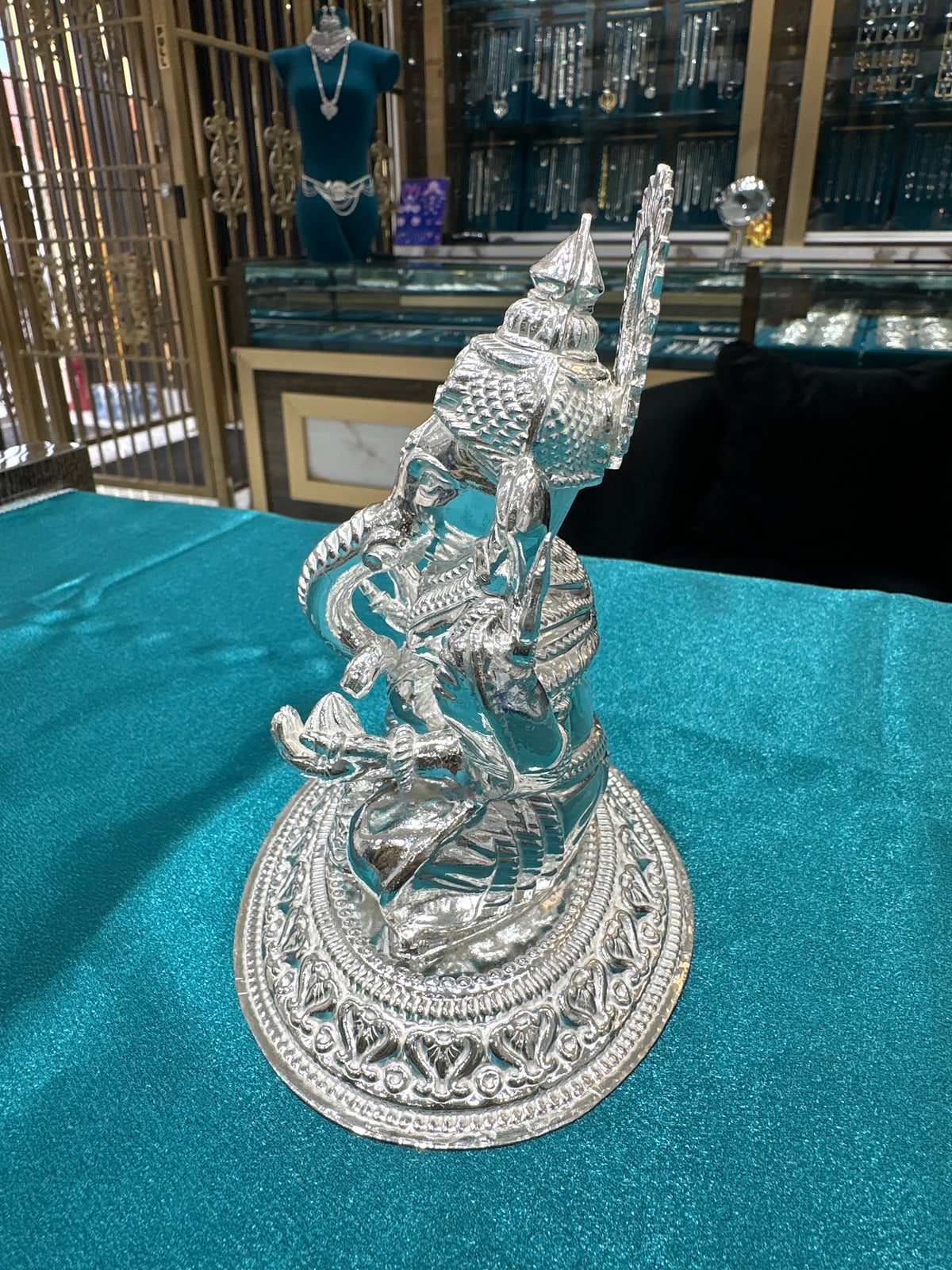 Silver Ganesh Ji Idol