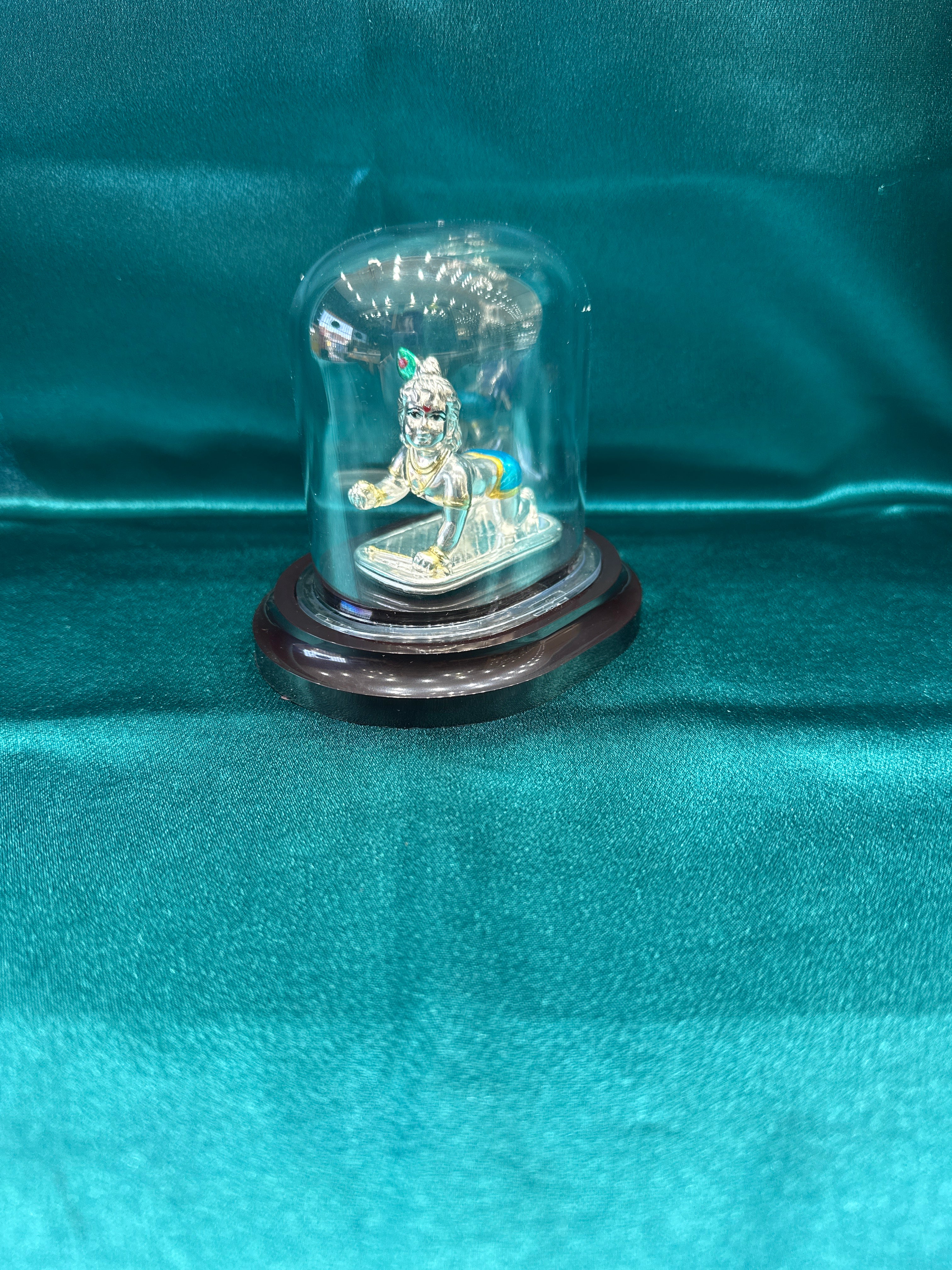 Pure Silver Krishna ji Idol (Murti)