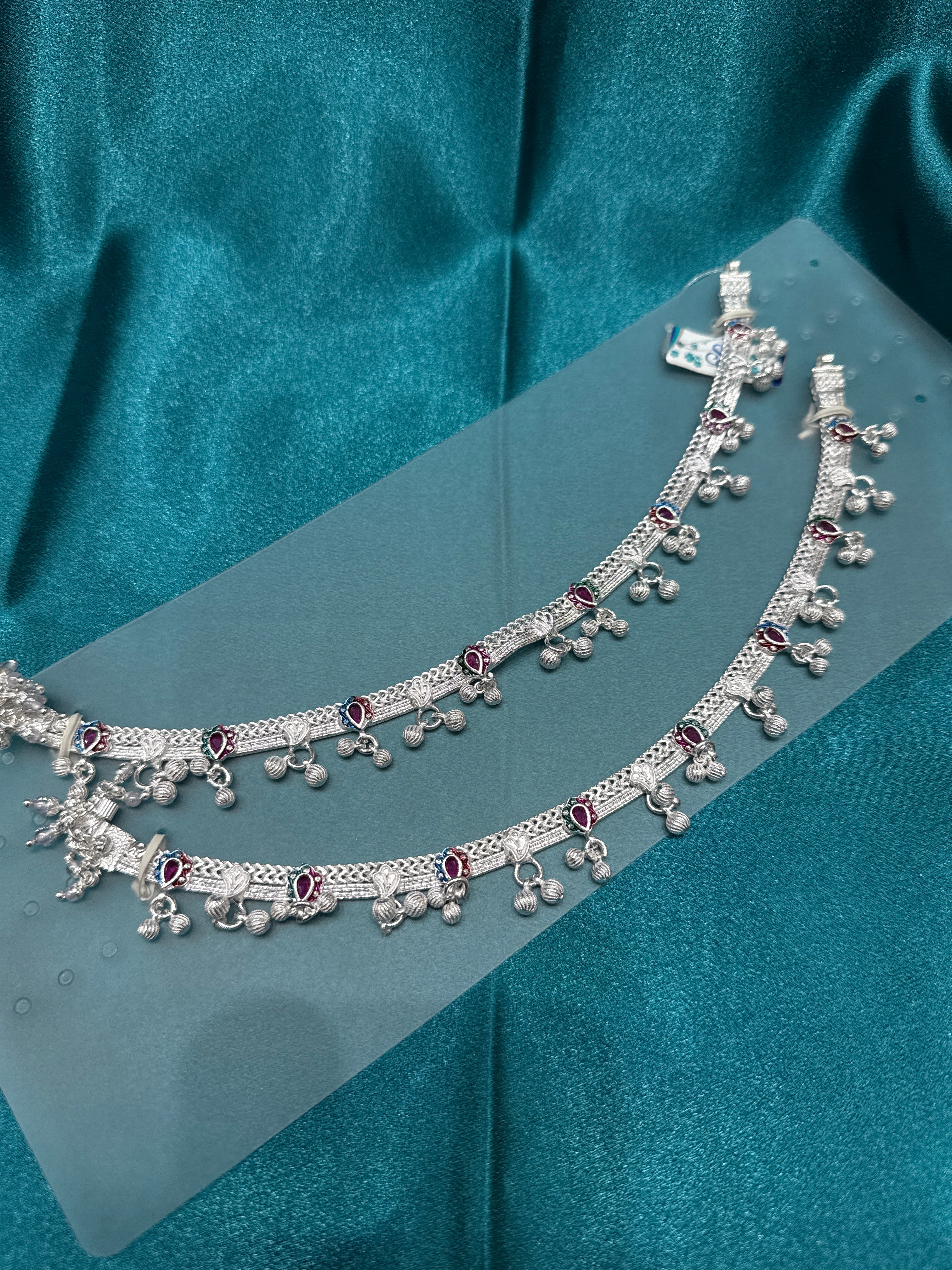 Women’s Traditional Heavy Weight Silver Anklet
