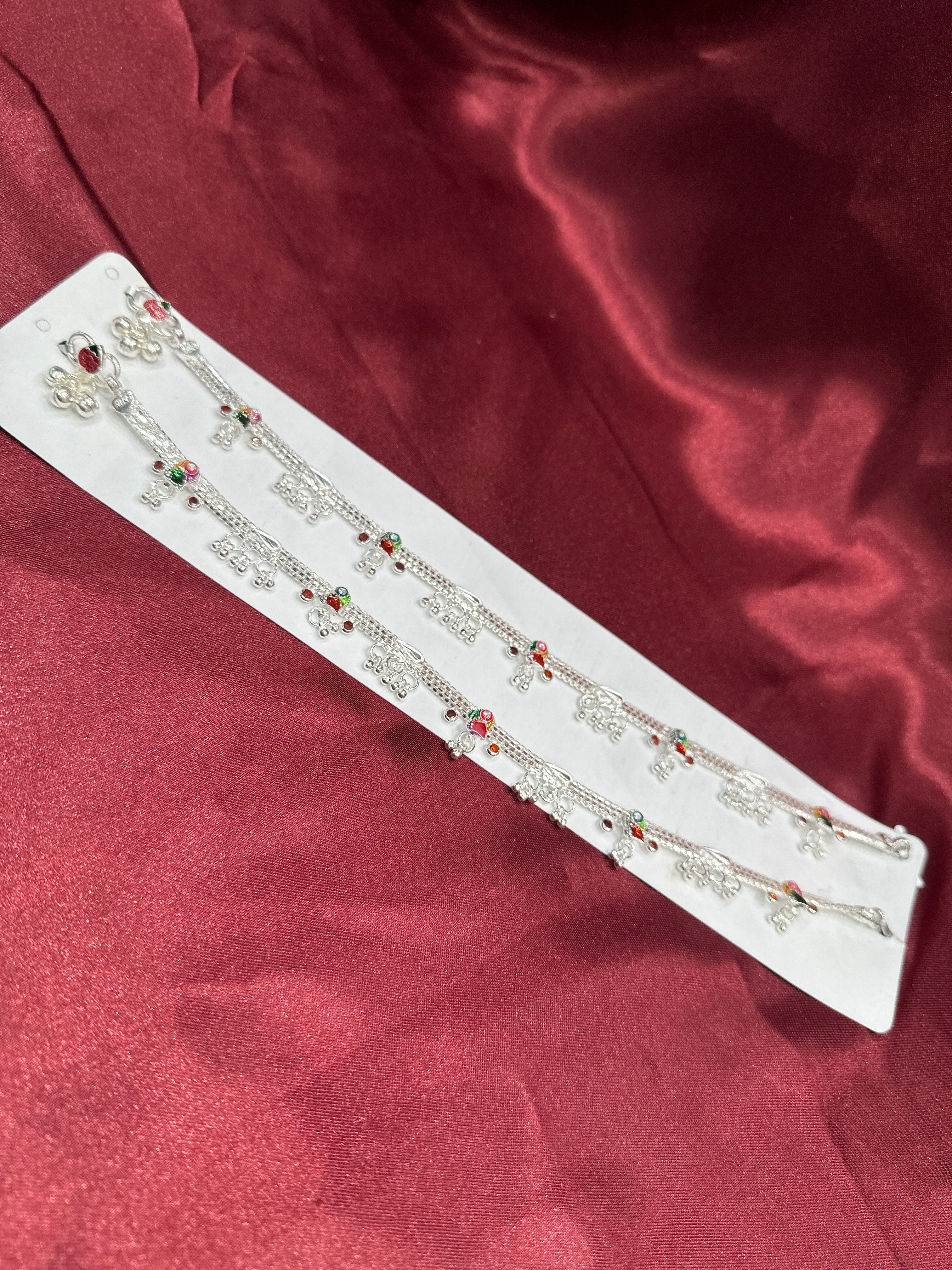 Women’s Fancy/Traditional Silver Anklet