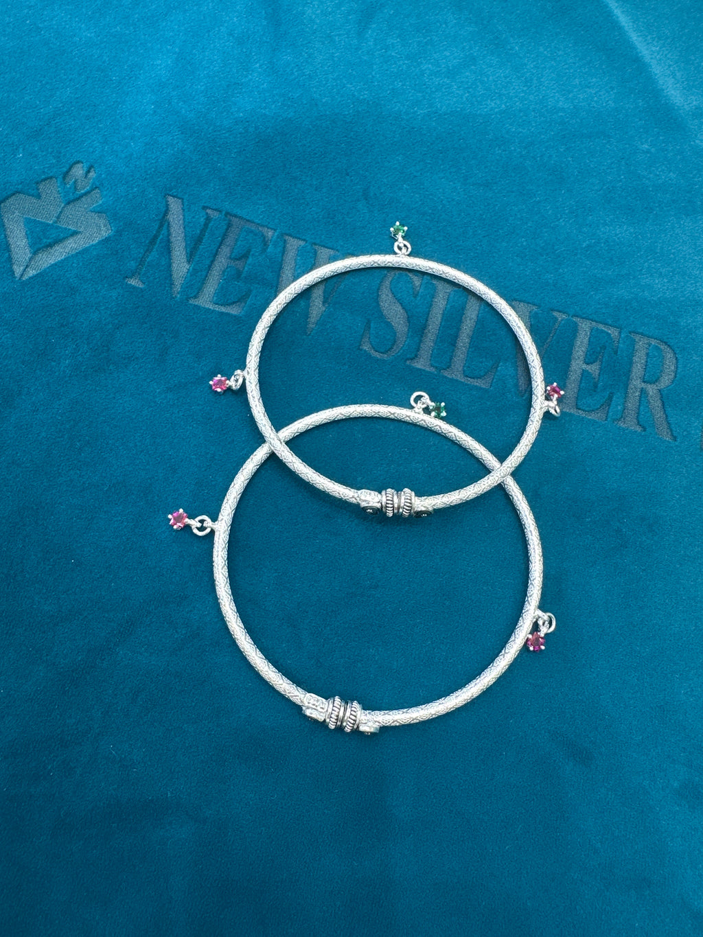 Women’s Fancy/Traditional Silver kada Anklet