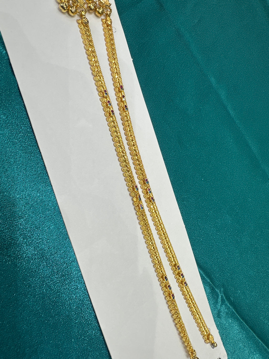 Women’s Fancy/Traditional Silver Gold plated Anklet