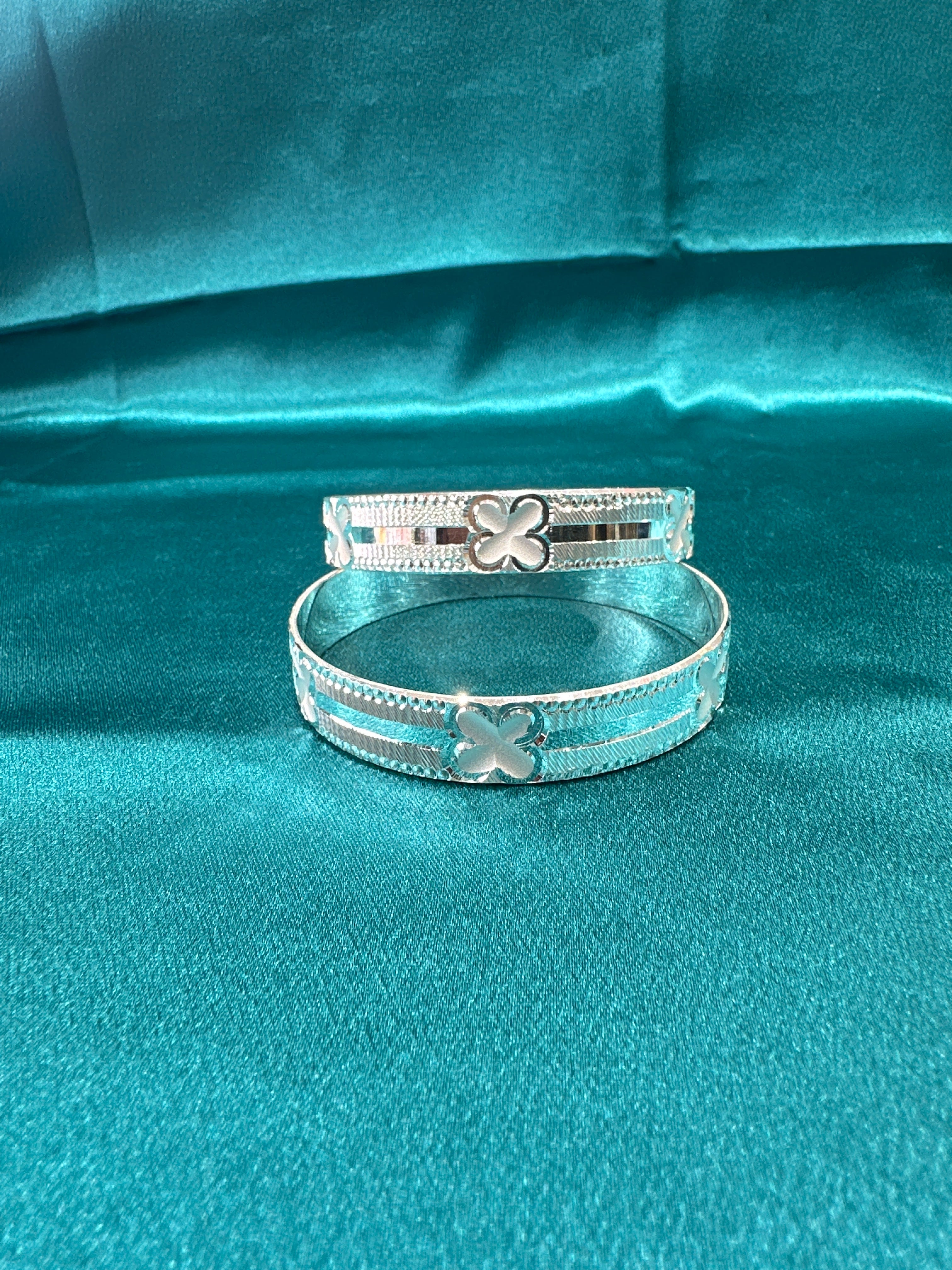 Designer Silver Bangles
