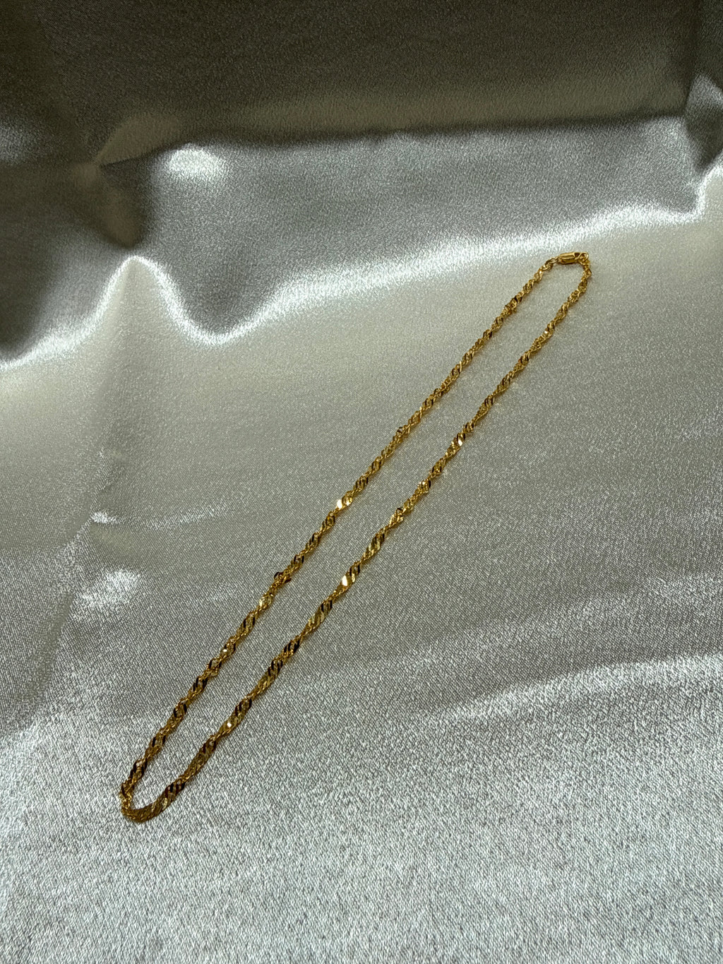 22K Designer Gold Chain (Twist Design)